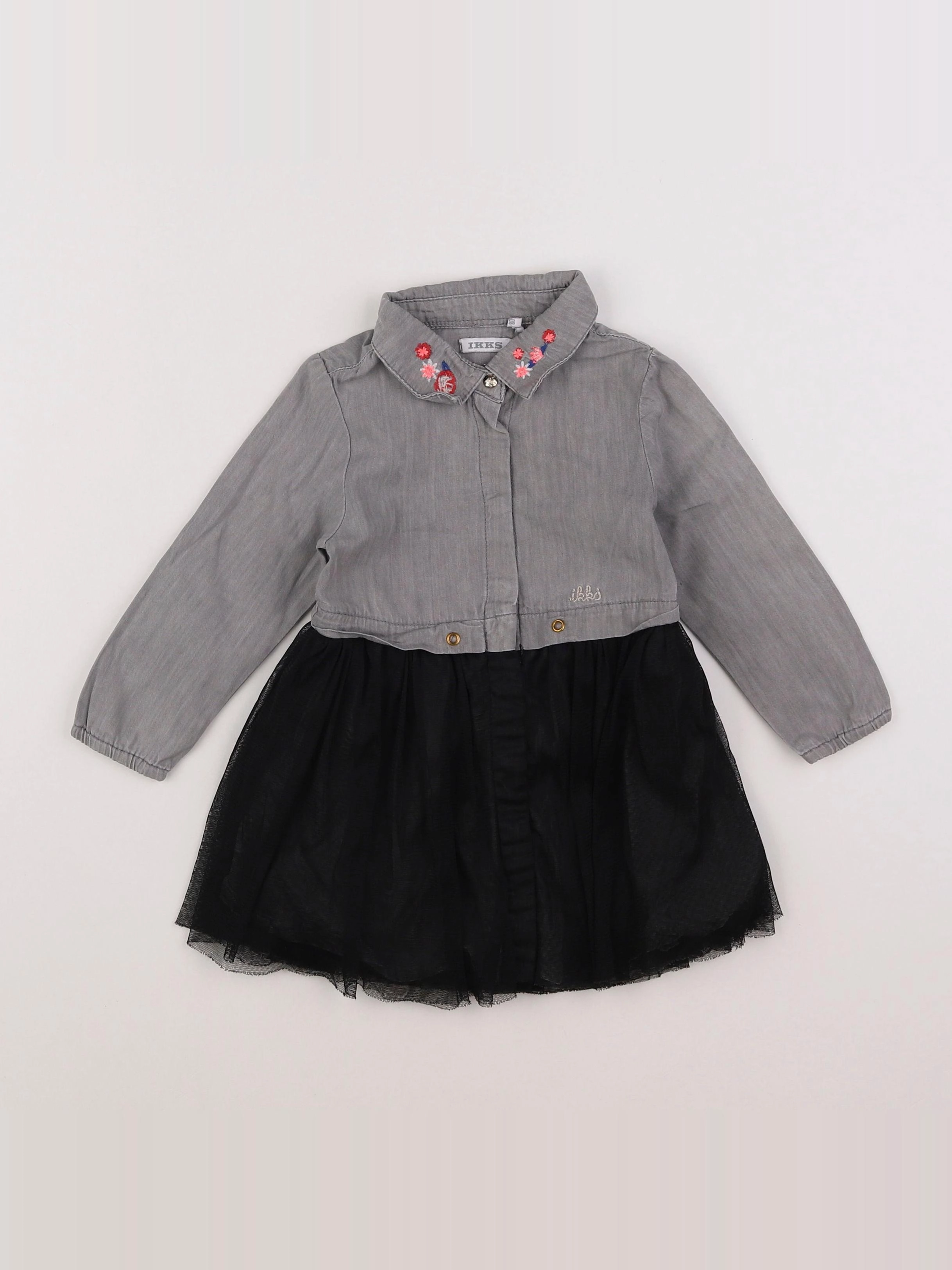 IKKS - robe noir - 18 mois