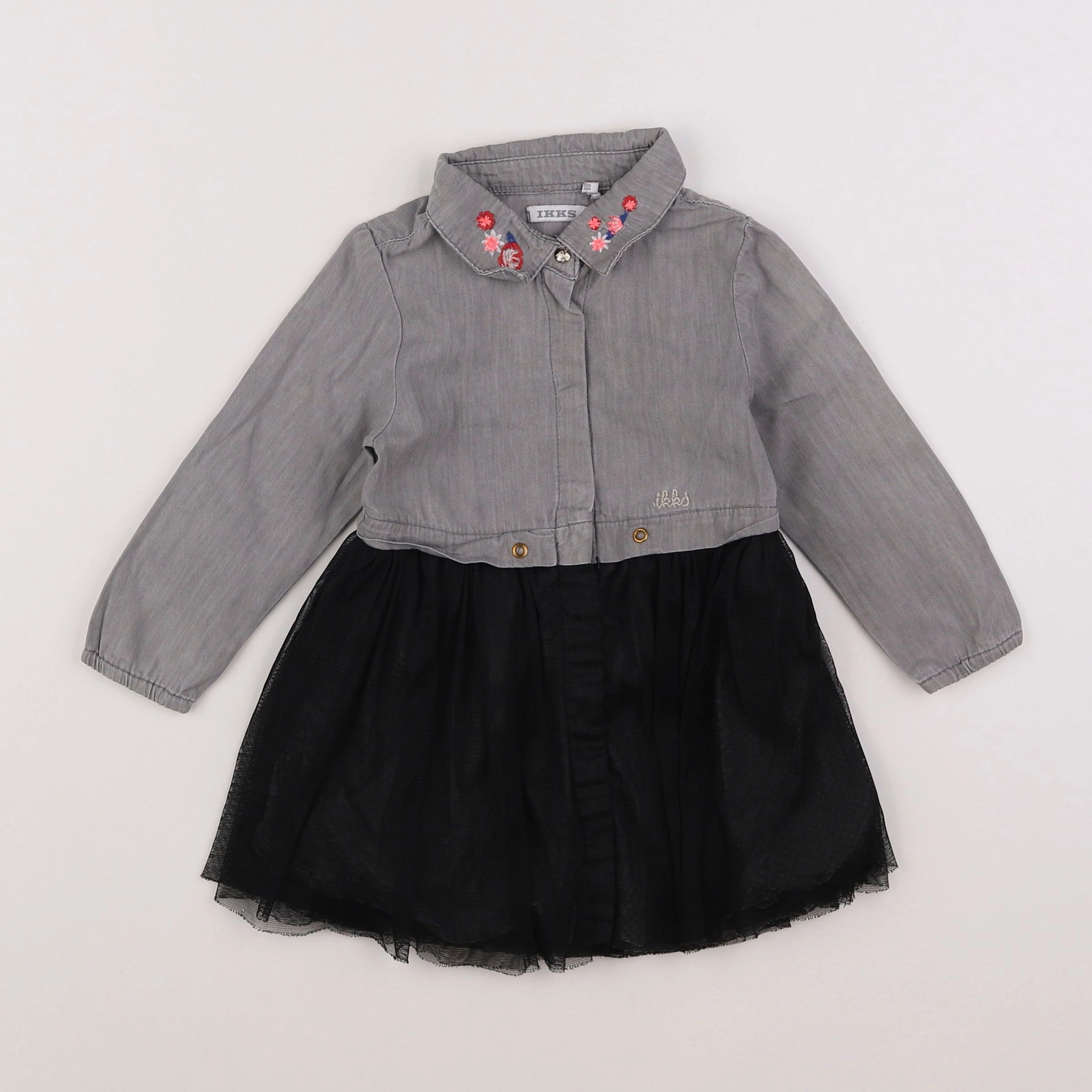 IKKS - robe noir - 18 mois