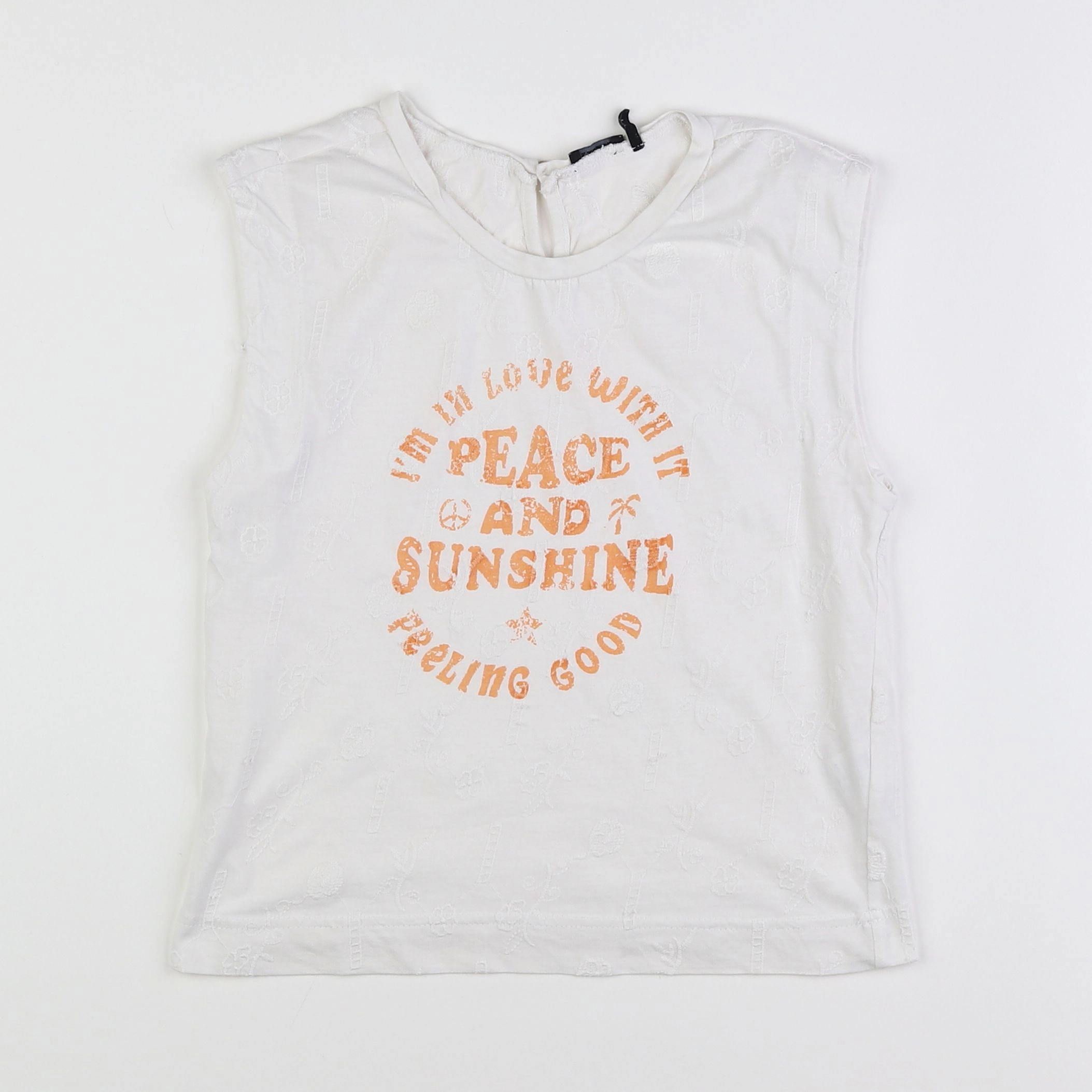 IKKS - tee-shirt blanc - 8 ans