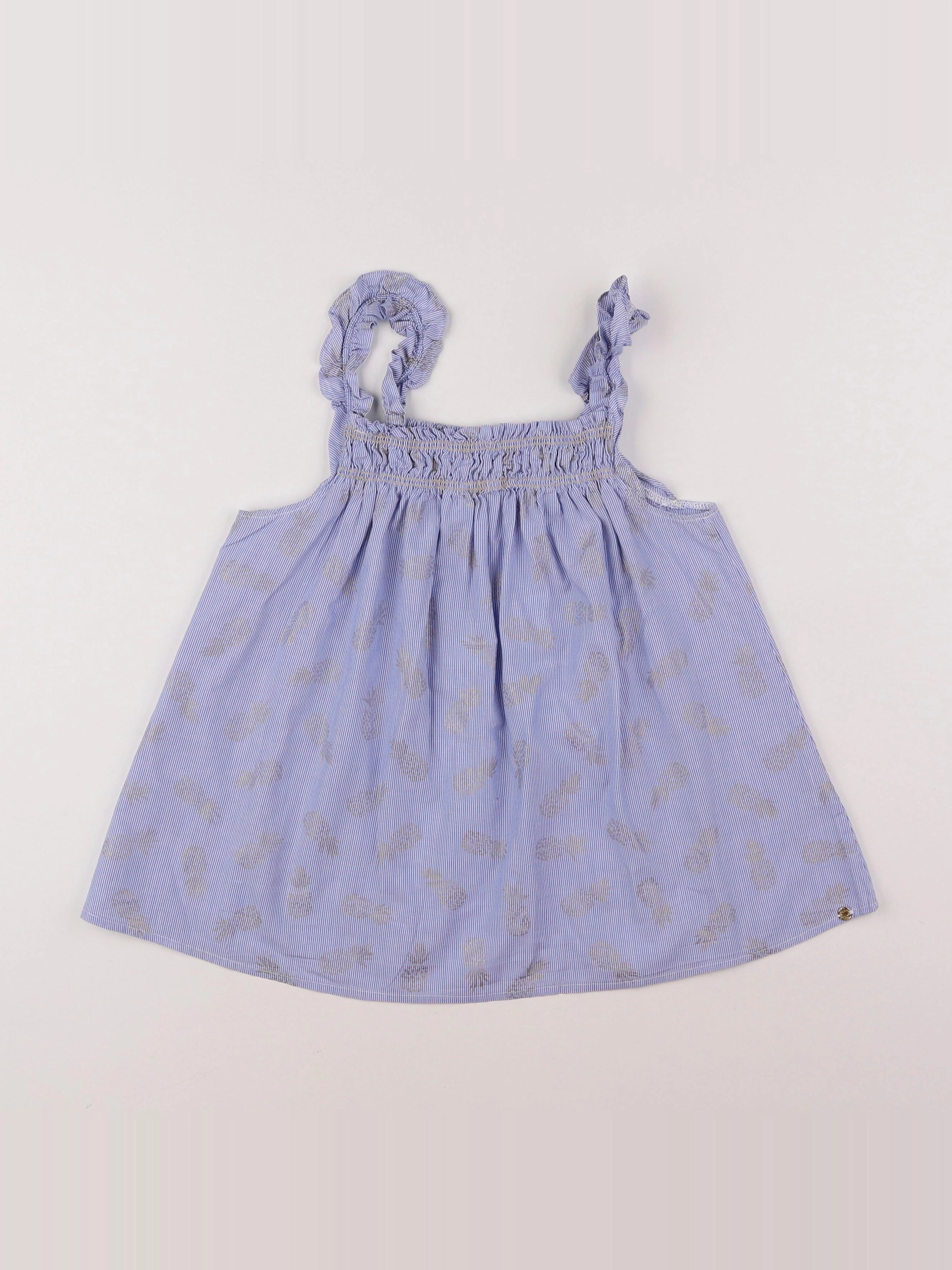 IKKS - blouse bleu - 12 ans