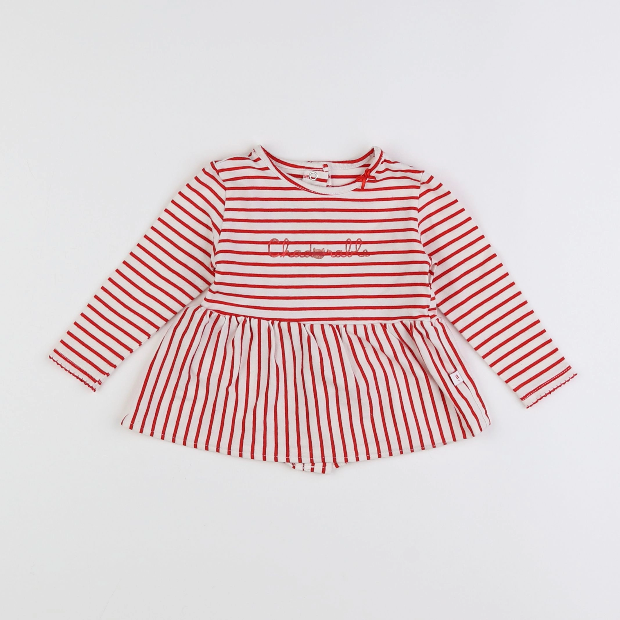 Absorba - tee-shirt rouge, beige - 9 mois