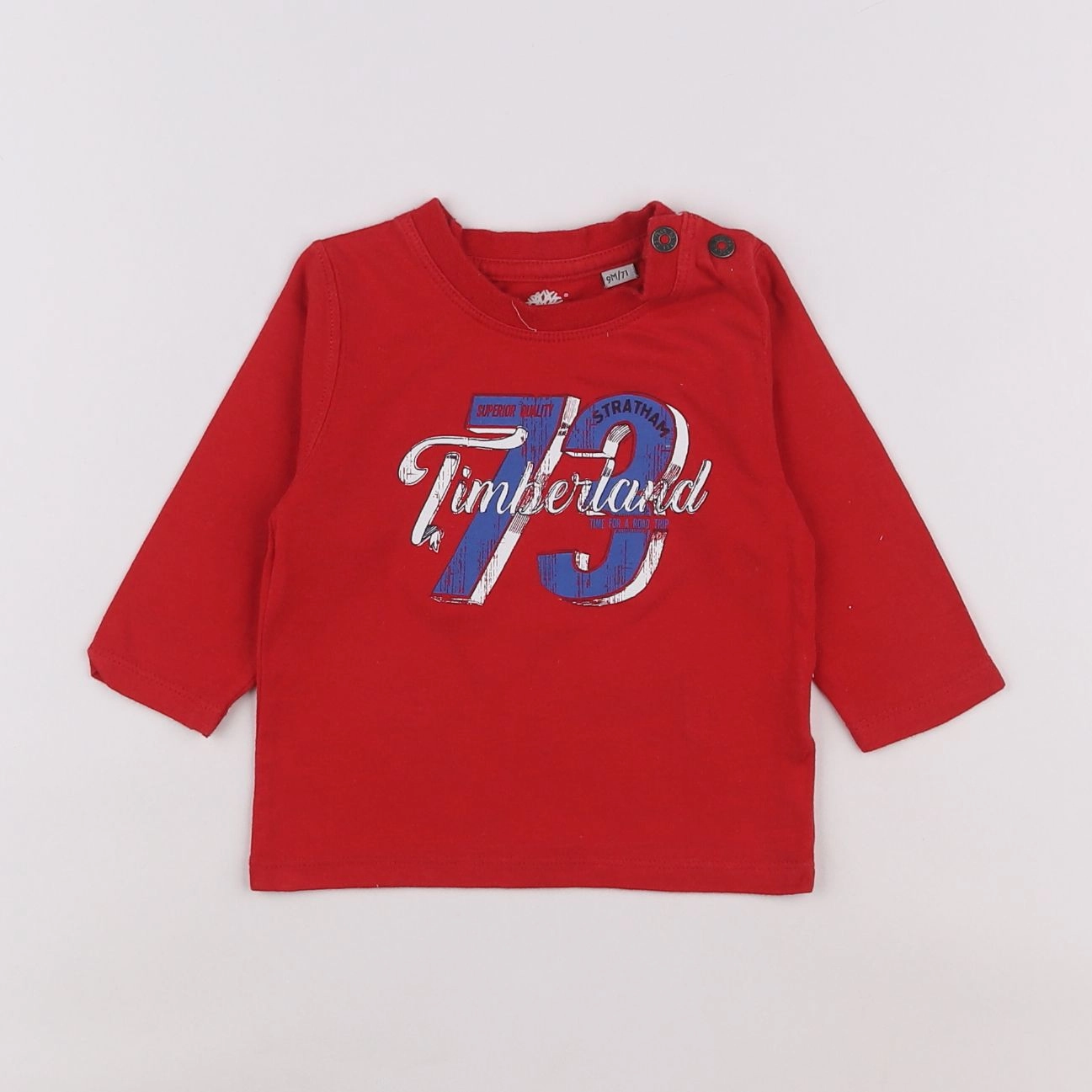 Timberland - tee-shirt rouge - 9 mois