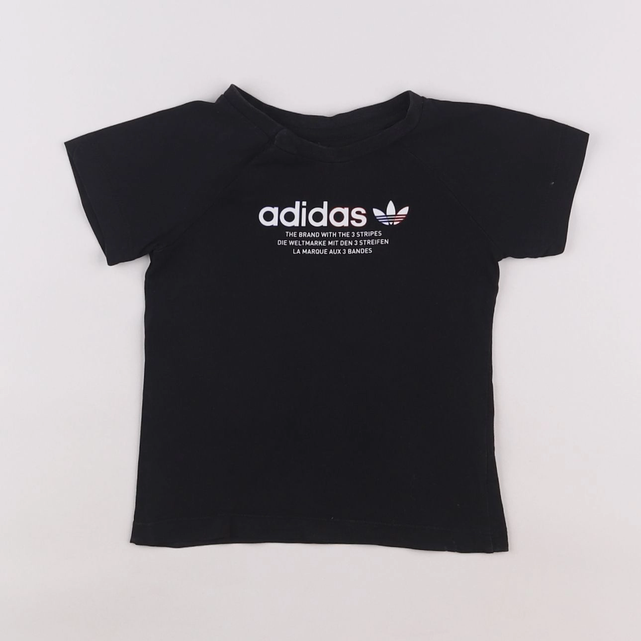 Adidas - tee-shirt noir - 9/12 mois