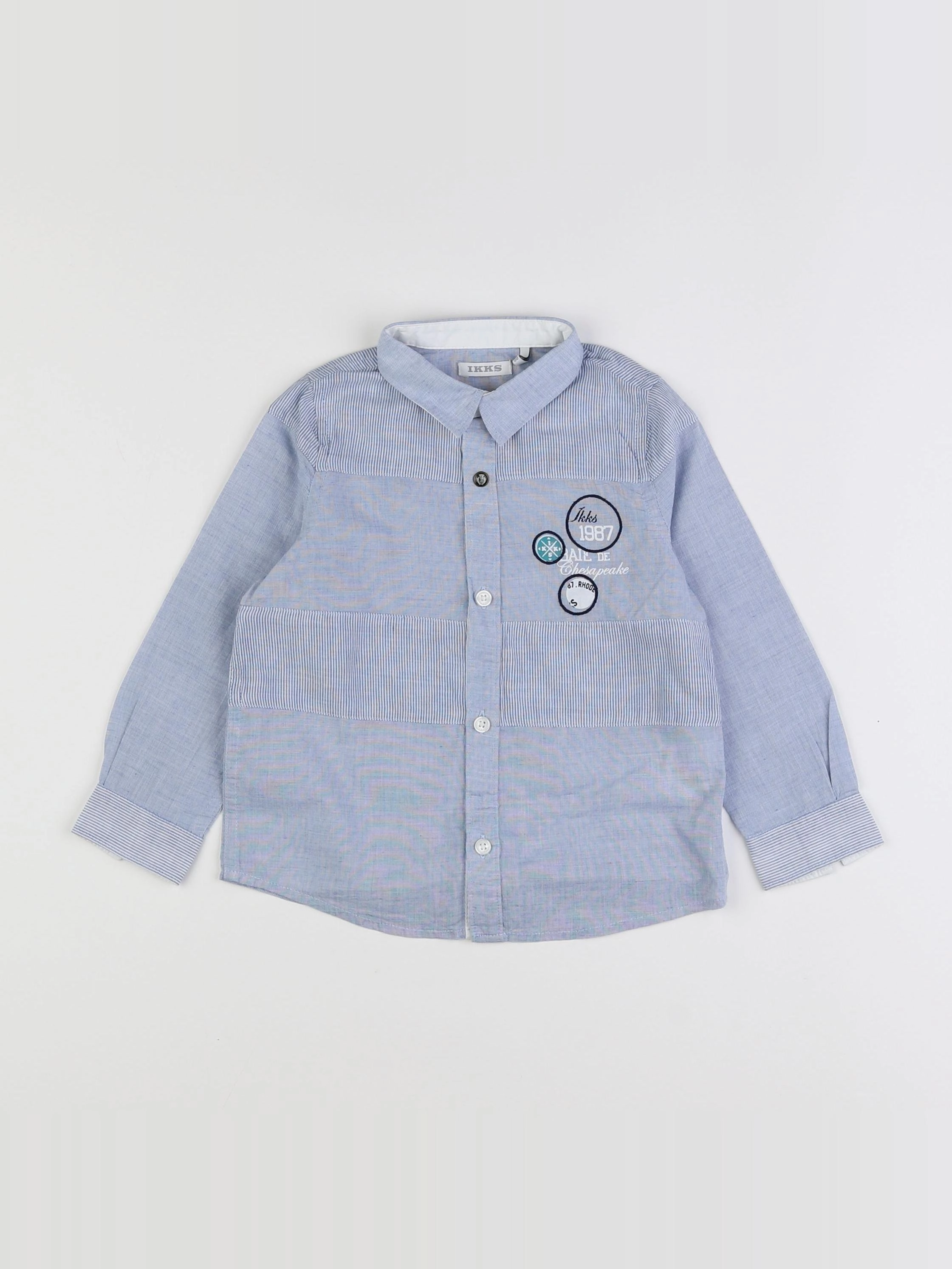 IKKS - chemise bleu - 2 ans