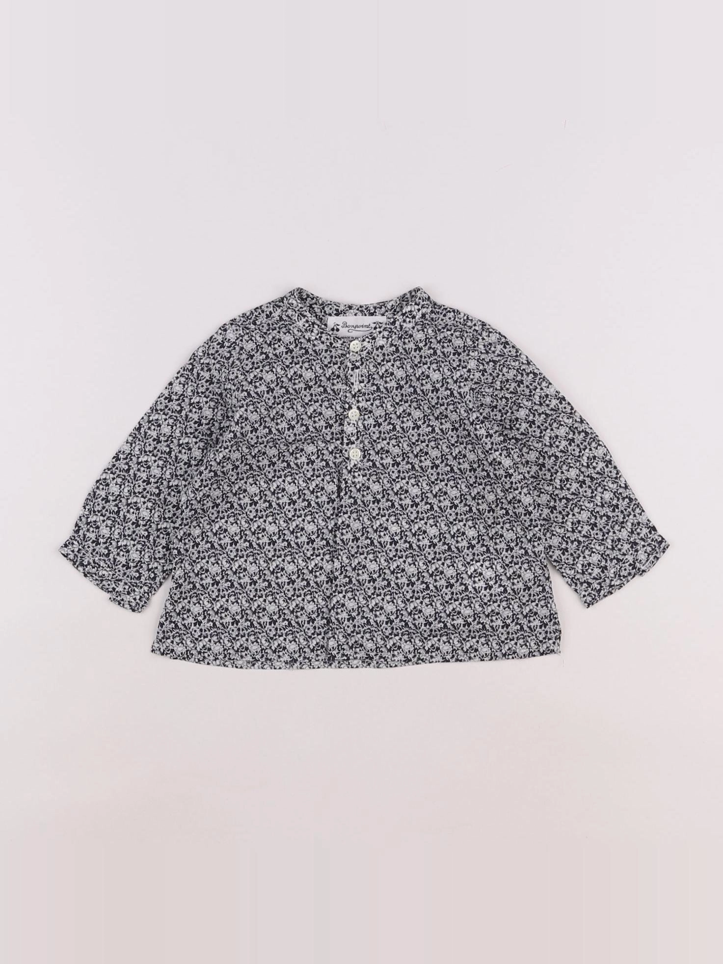 Bonpoint - blouse noir - 6 mois