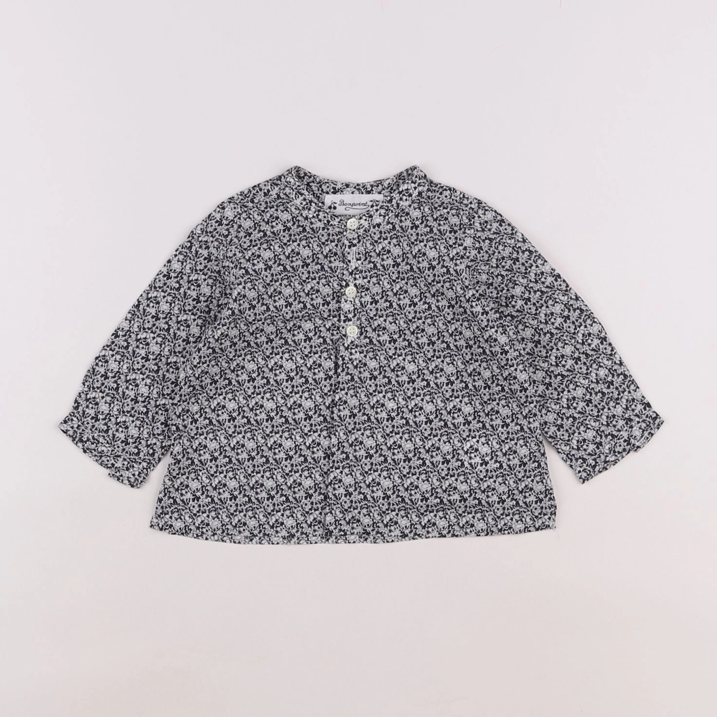 Bonpoint - blouse noir - 6 mois