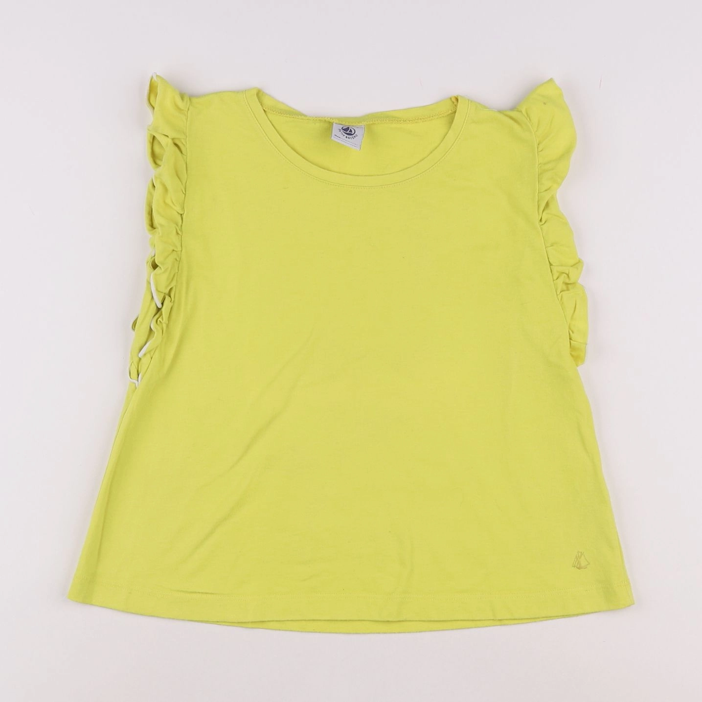 Petit Bateau - tee-shirt jaune - 6 ans