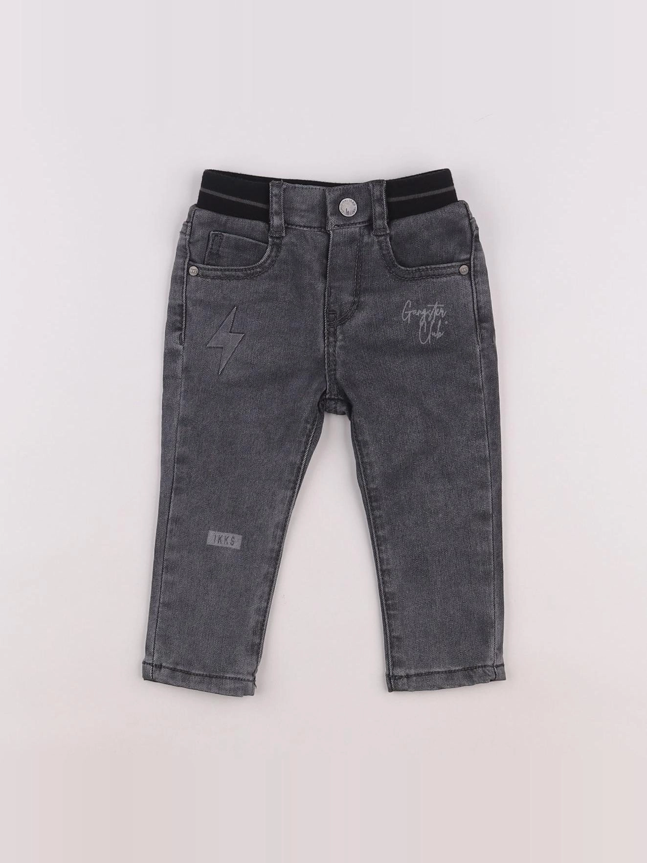 IKKS - jean gris - 12 mois