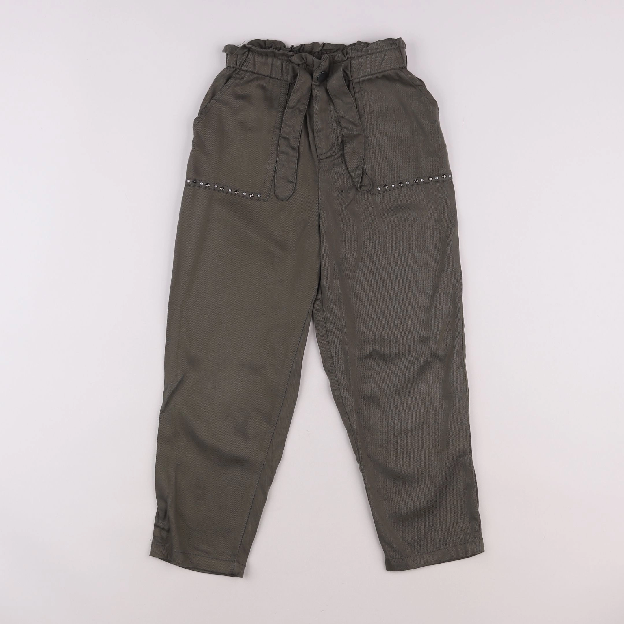 IKKS - pantalon vert - 8 ans