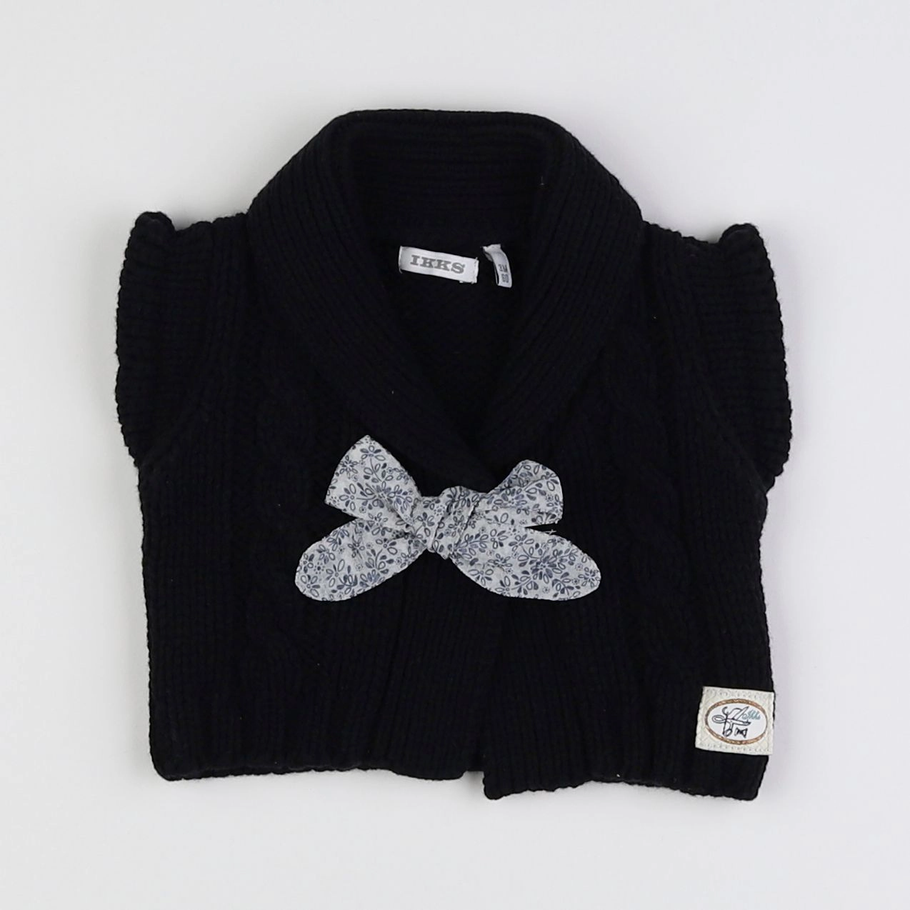 IKKS - gilet noir - 3 mois