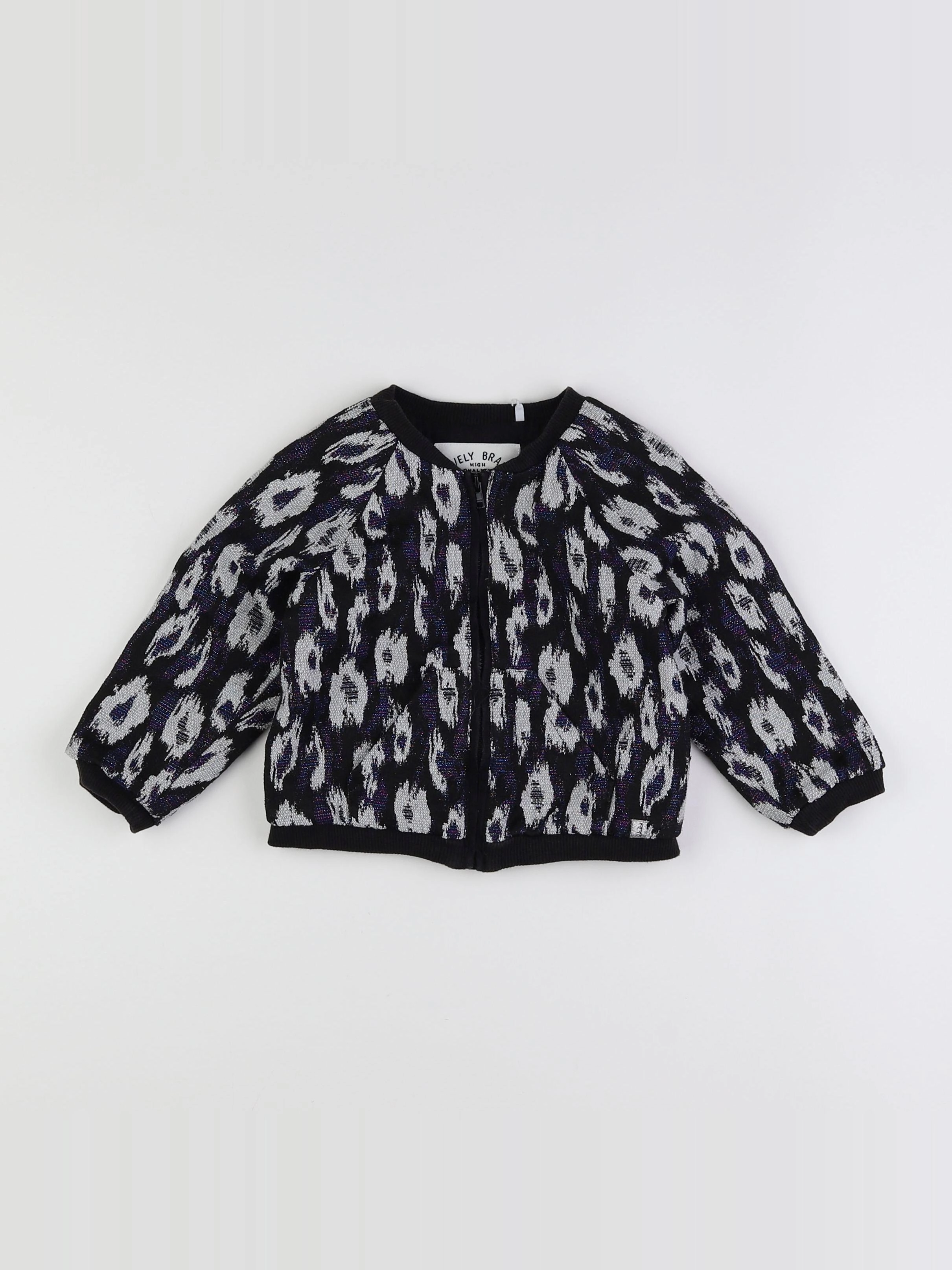IKKS - veste bleu, gris - 3 ans