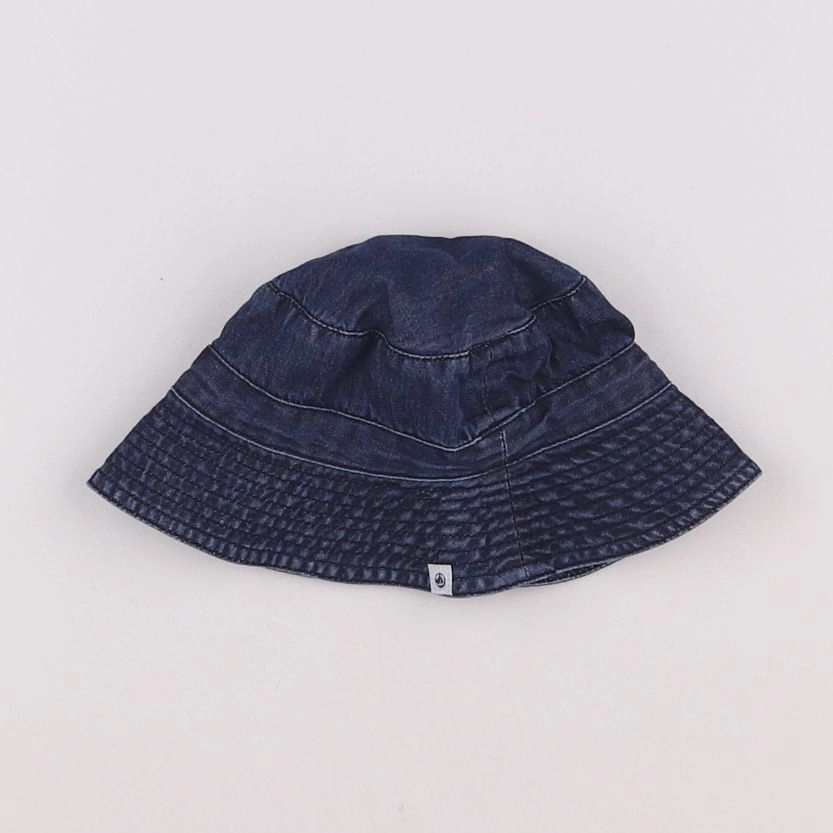 Petit Bateau - chapeau bleu - 3/6 mois