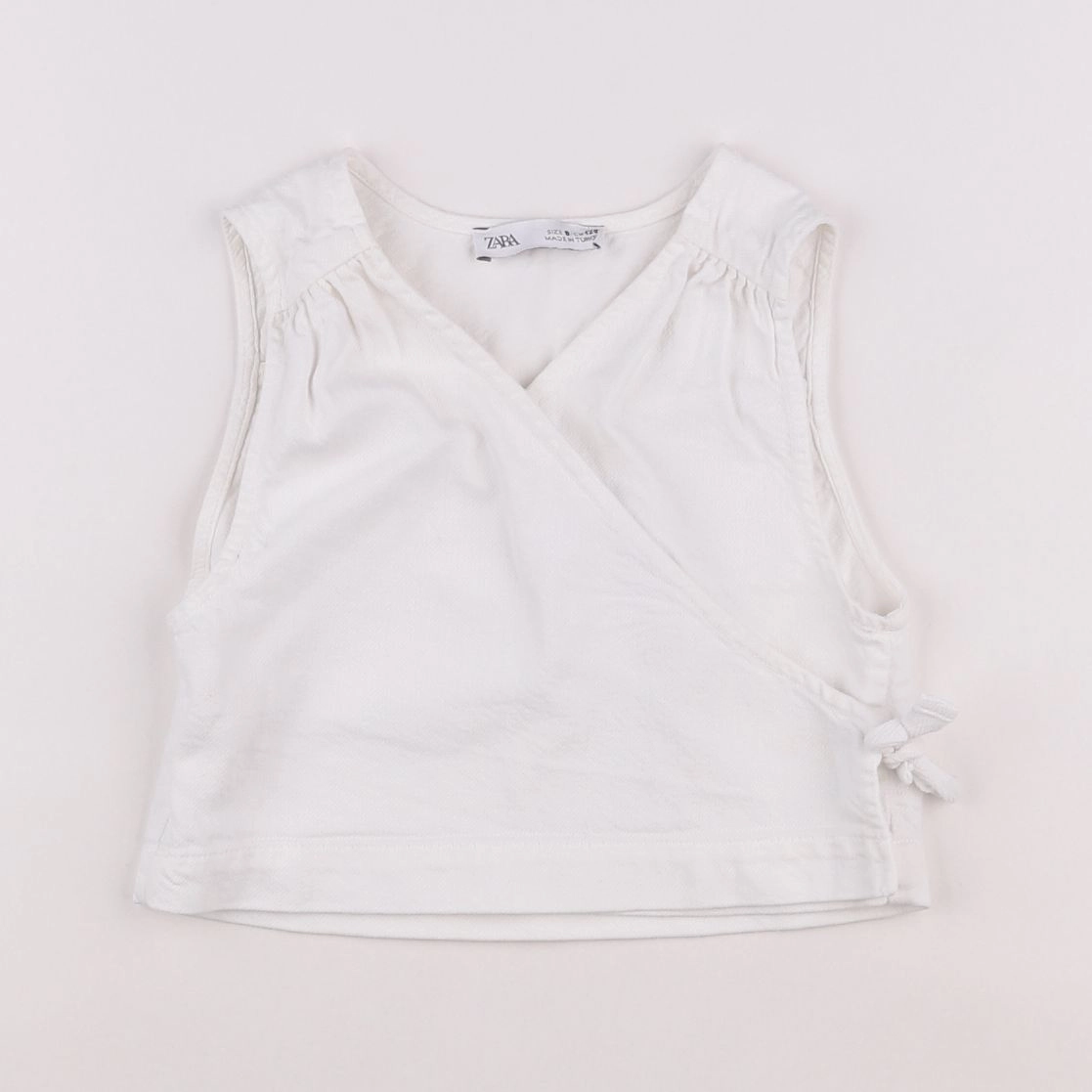 Zara - débardeur blanc - 8 ans