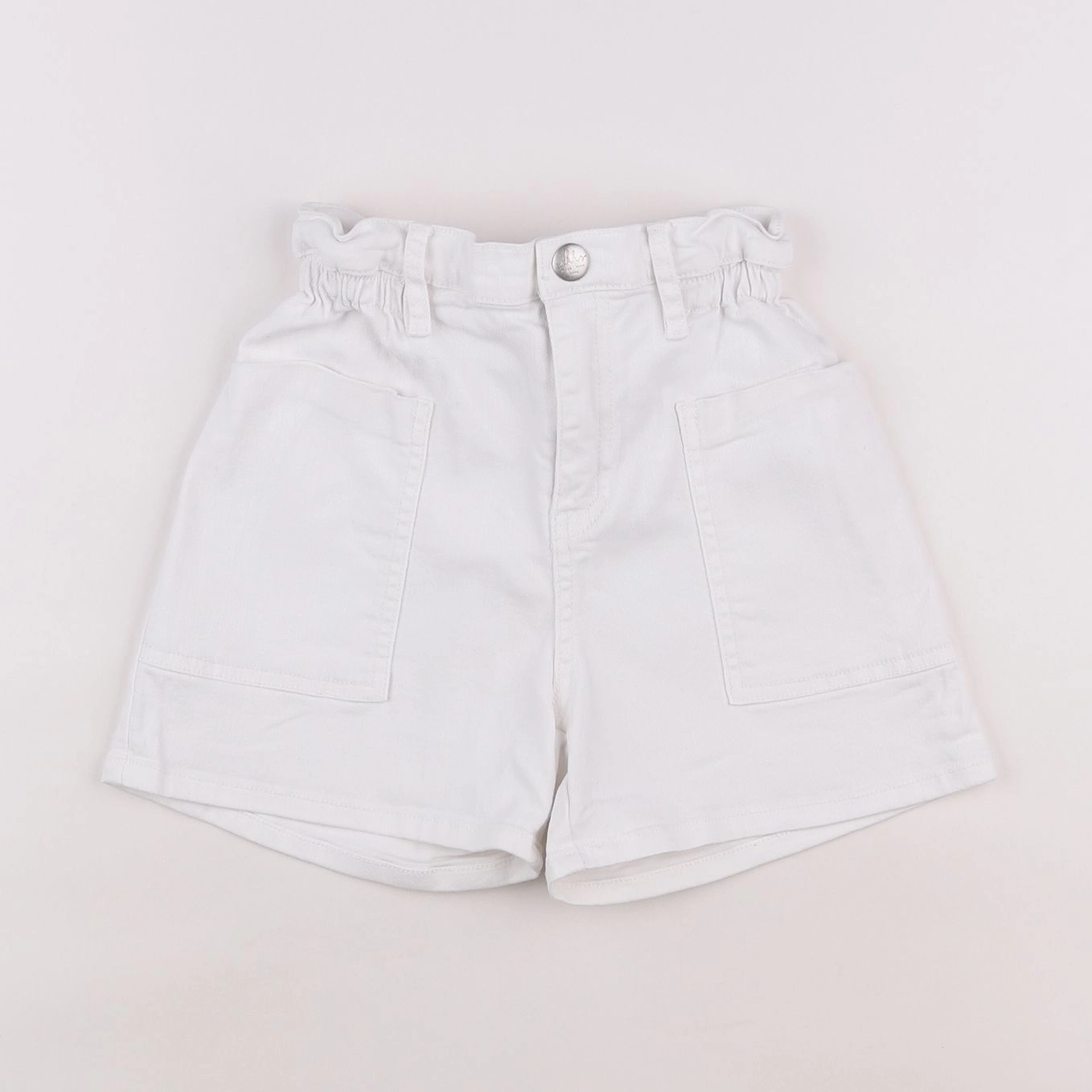 IKKS - short blanc - 8 ans