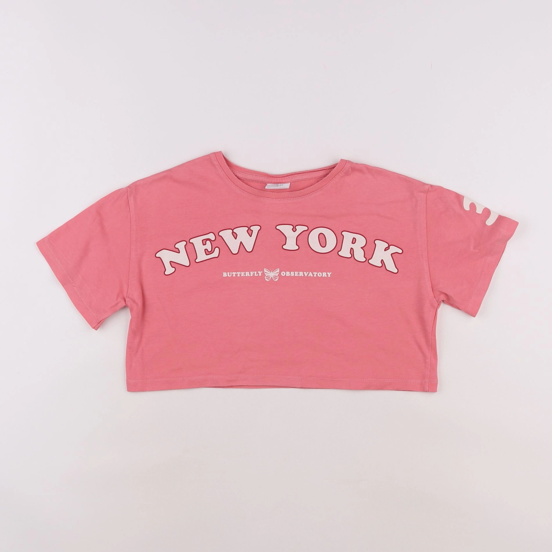 Zara - tee-shirt rose - 7 ans