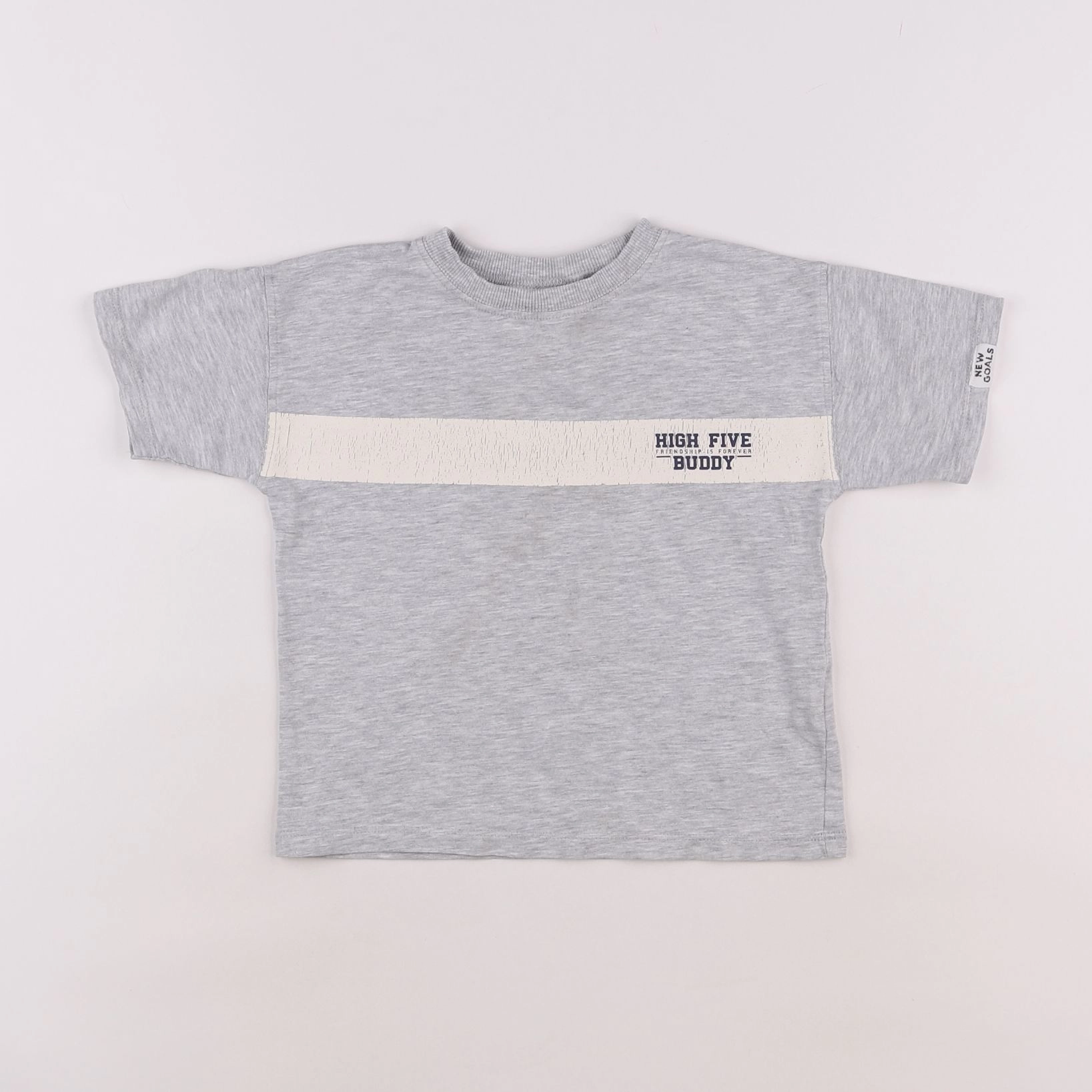 Zara - tee-shirt gris - 2/3 ans