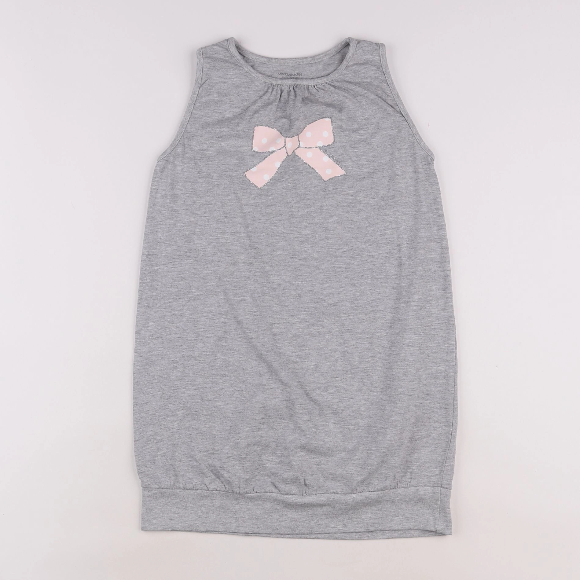 Vertbaudet - robe gris - 8 ans