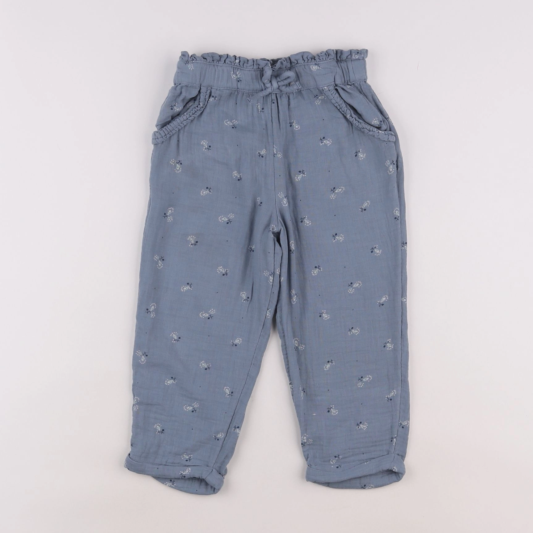 Vertbaudet - pantalon bleu - 5 ans