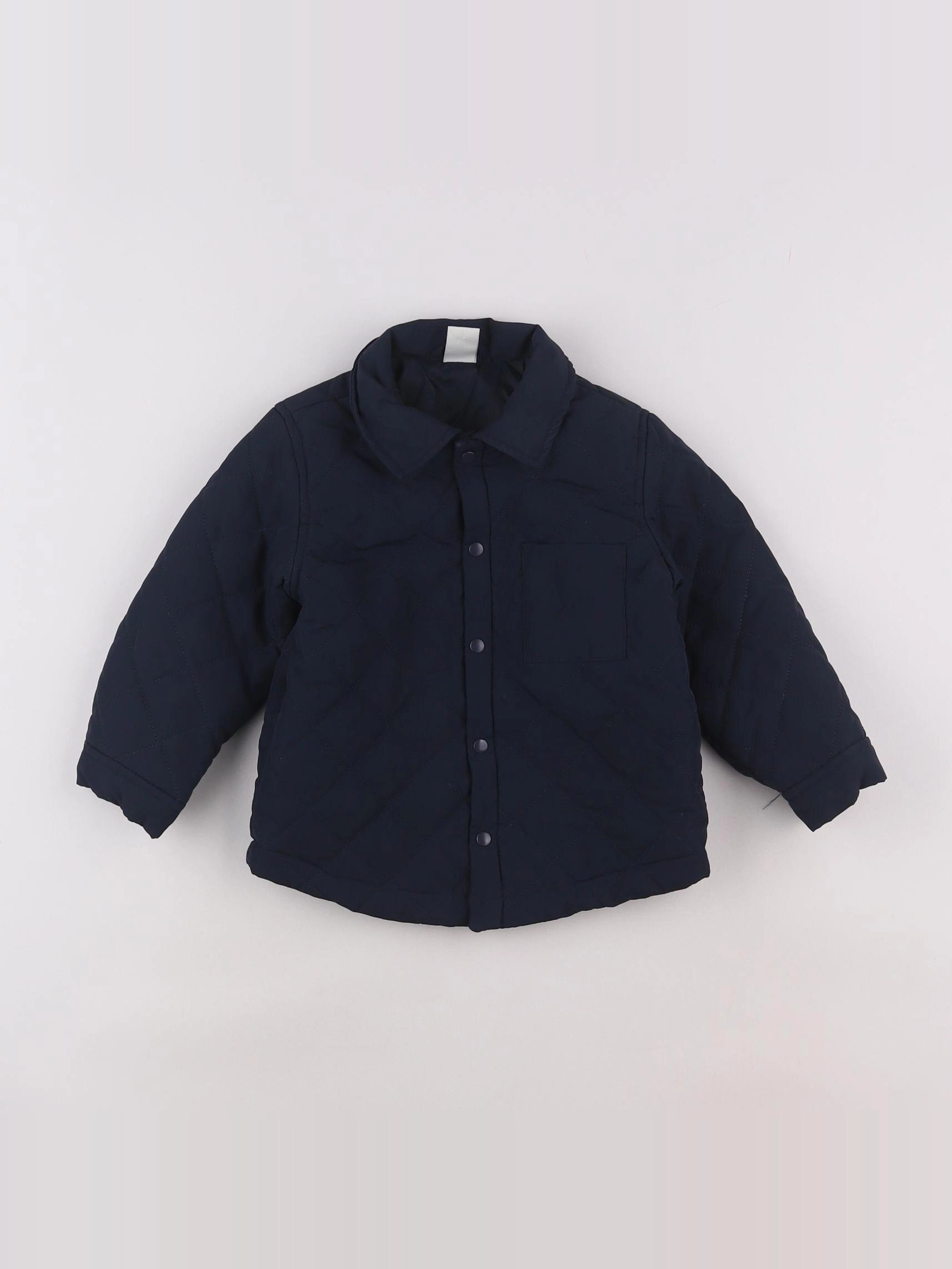 H&M - veste bleu - 12/18 mois