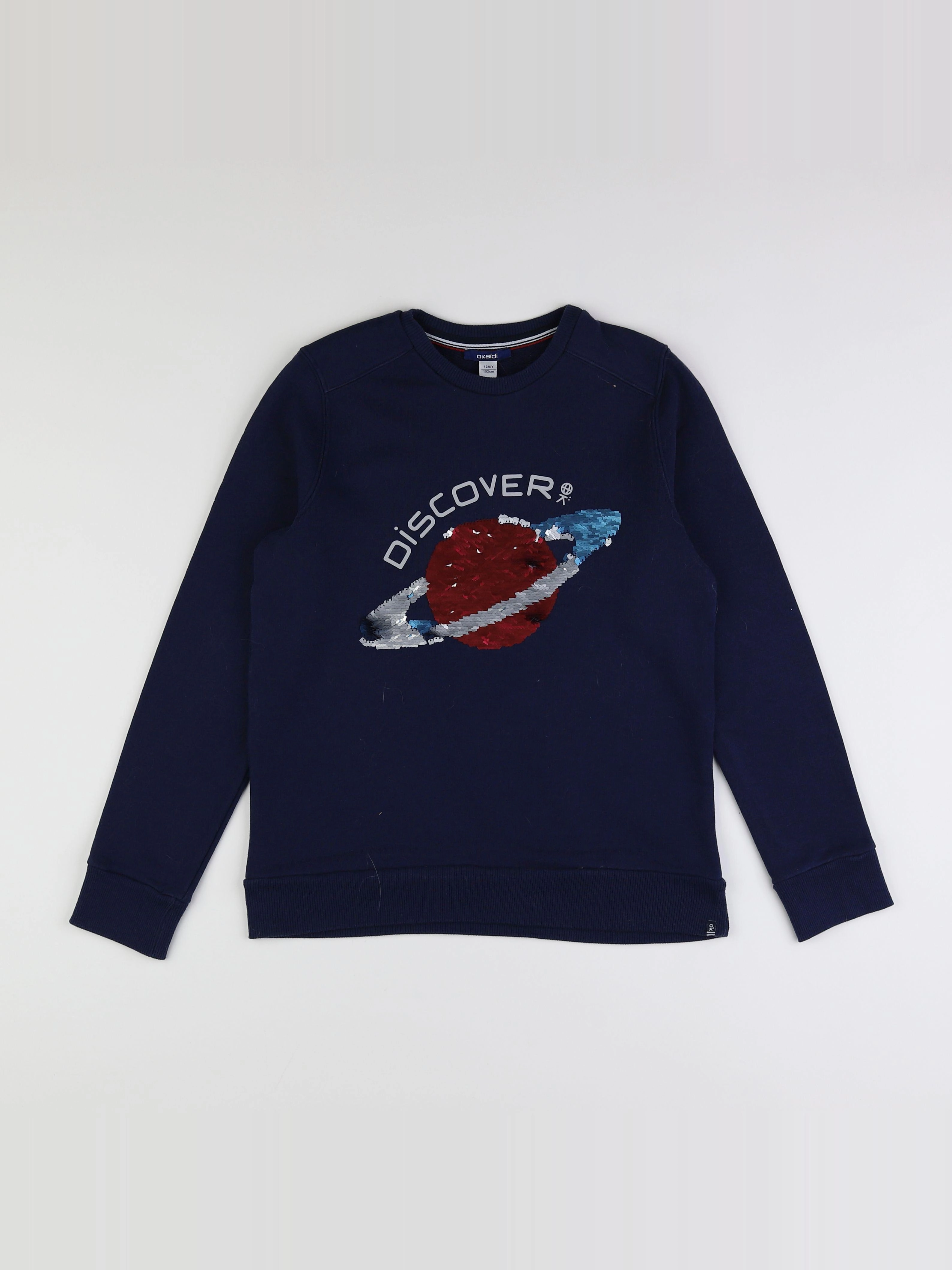 Okaidi - sweat bleu - 12 ans
