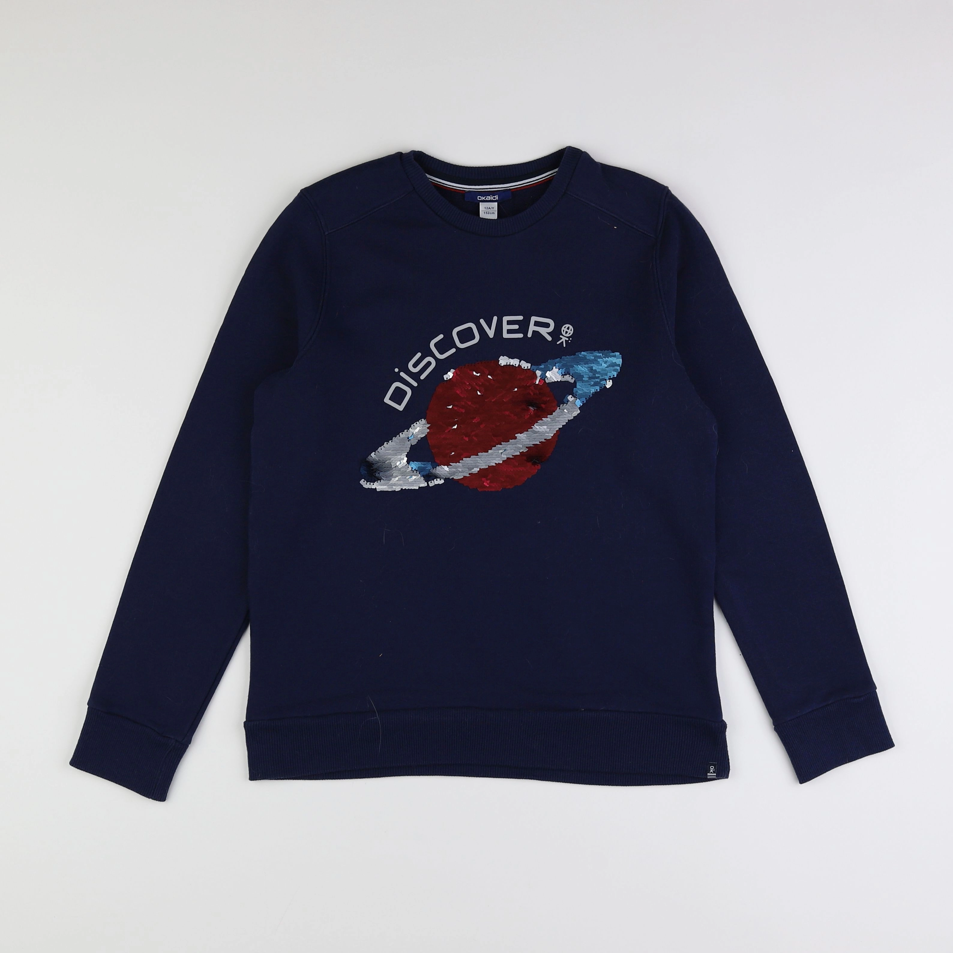 Okaidi - sweat bleu - 12 ans