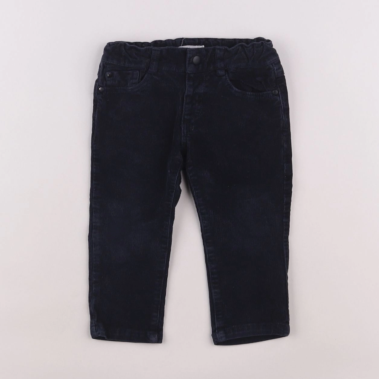 Boutchou - pantalon bleu - 12 mois
