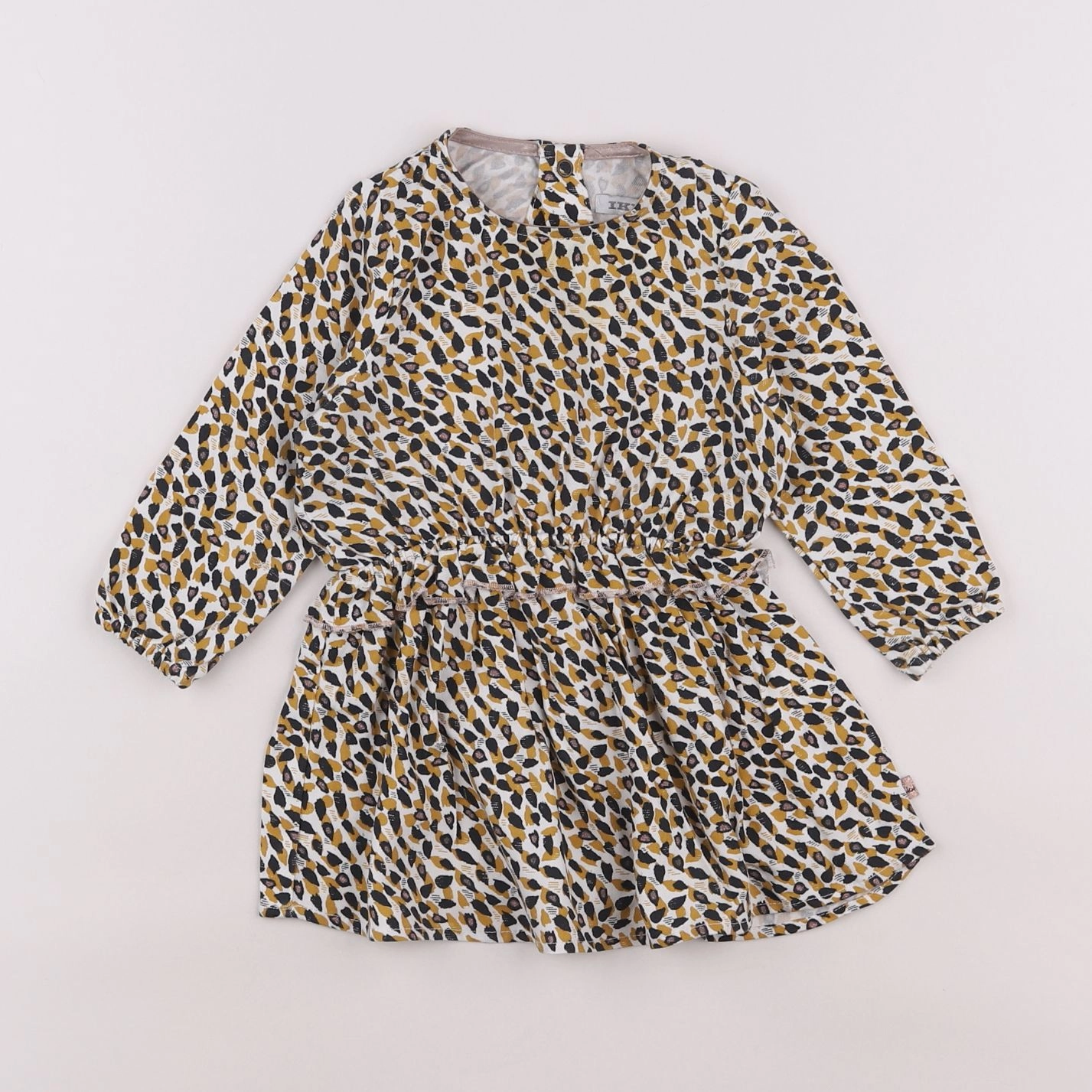 IKKS - robe jaune, noir - 12 mois