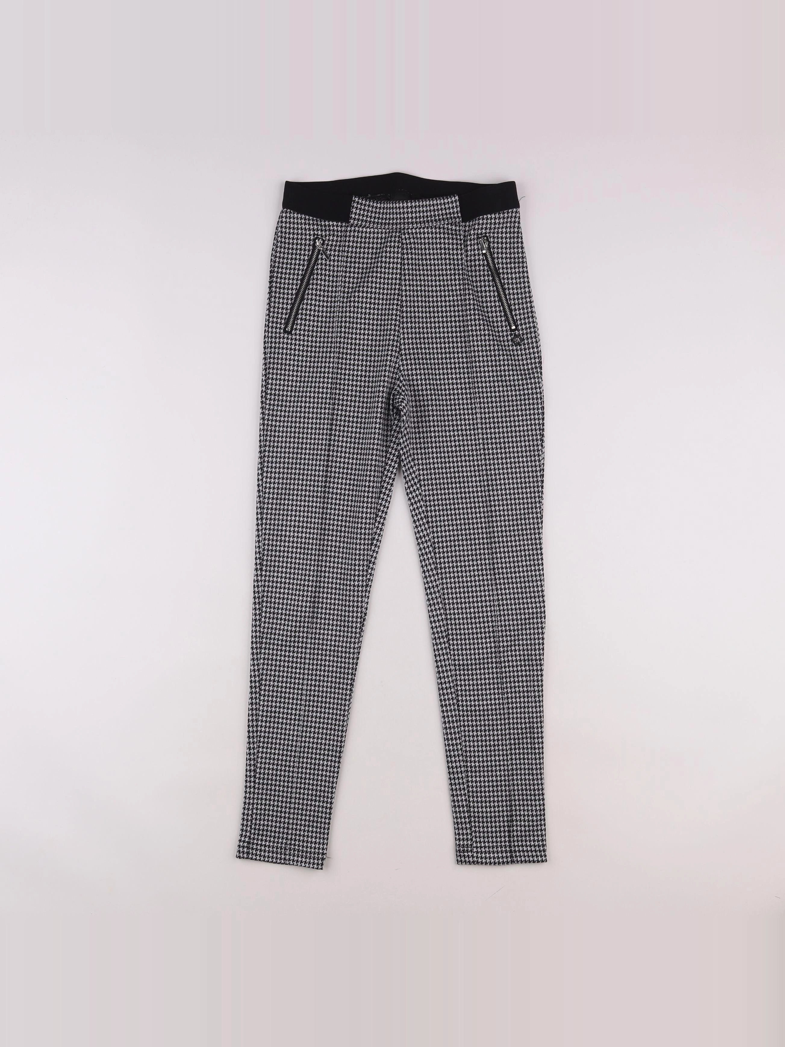 Beckaro - jegging blanc, noir - 12 ans