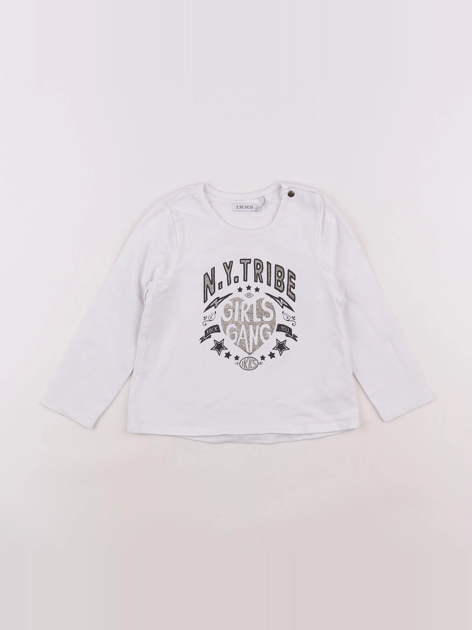 IKKS - tee-shirt blanc - 2 ans