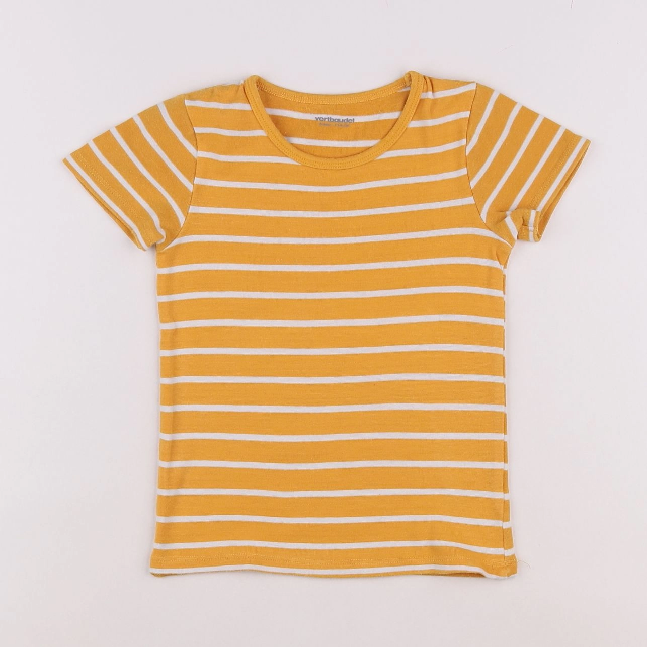 Vertbaudet - maillot de corps jaune - 6 ans