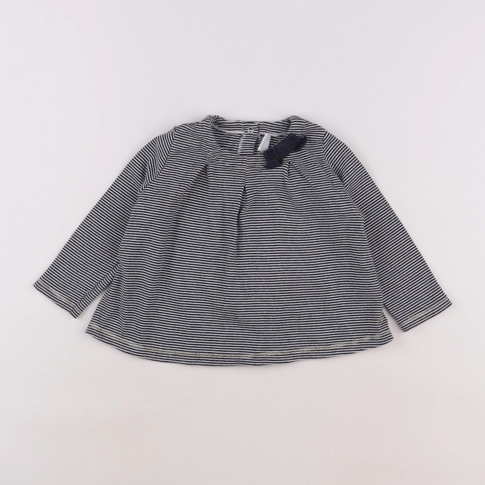 Petit Bateau - tee-shirt bleu - 18 mois