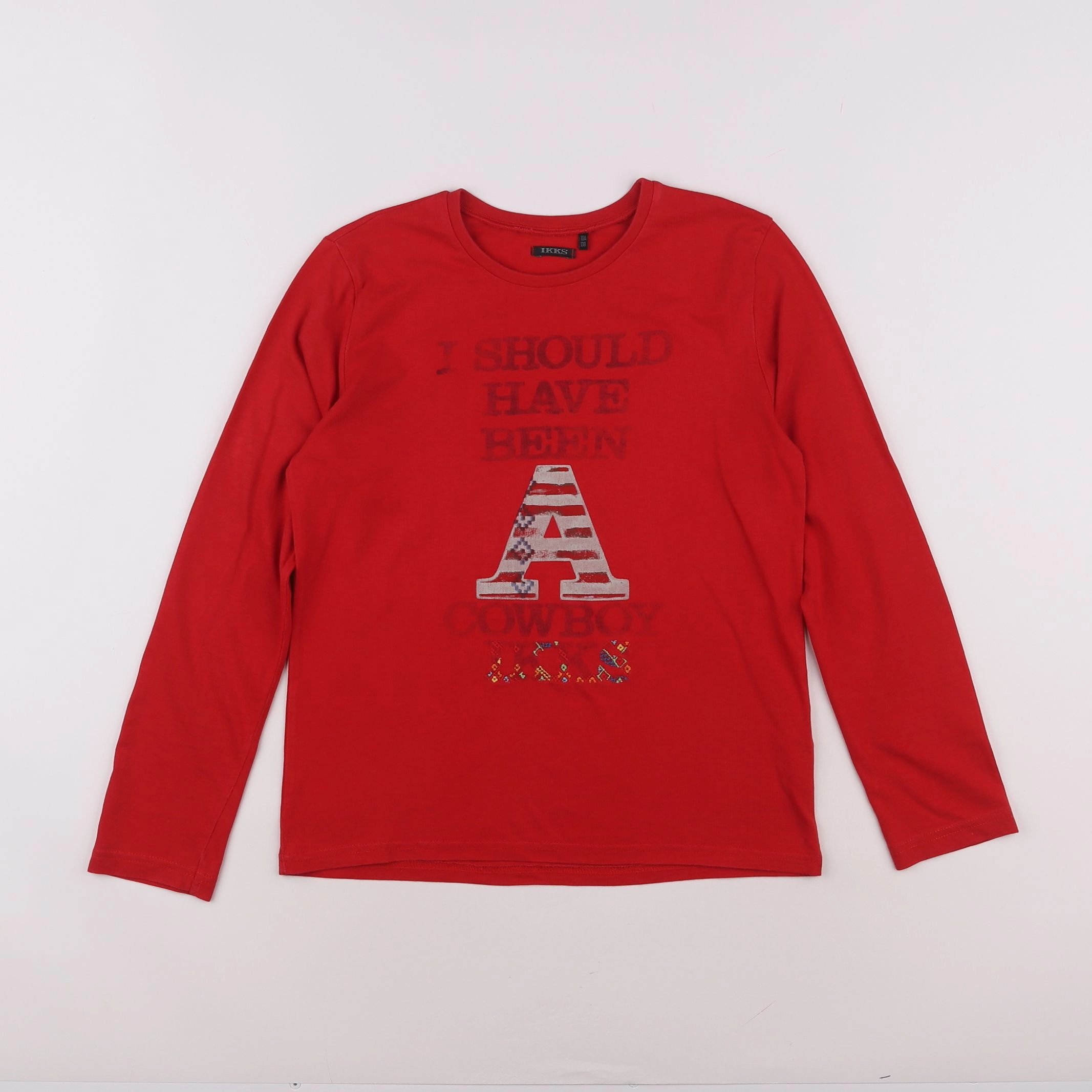 IKKS - tee-shirt rouge - 10 ans