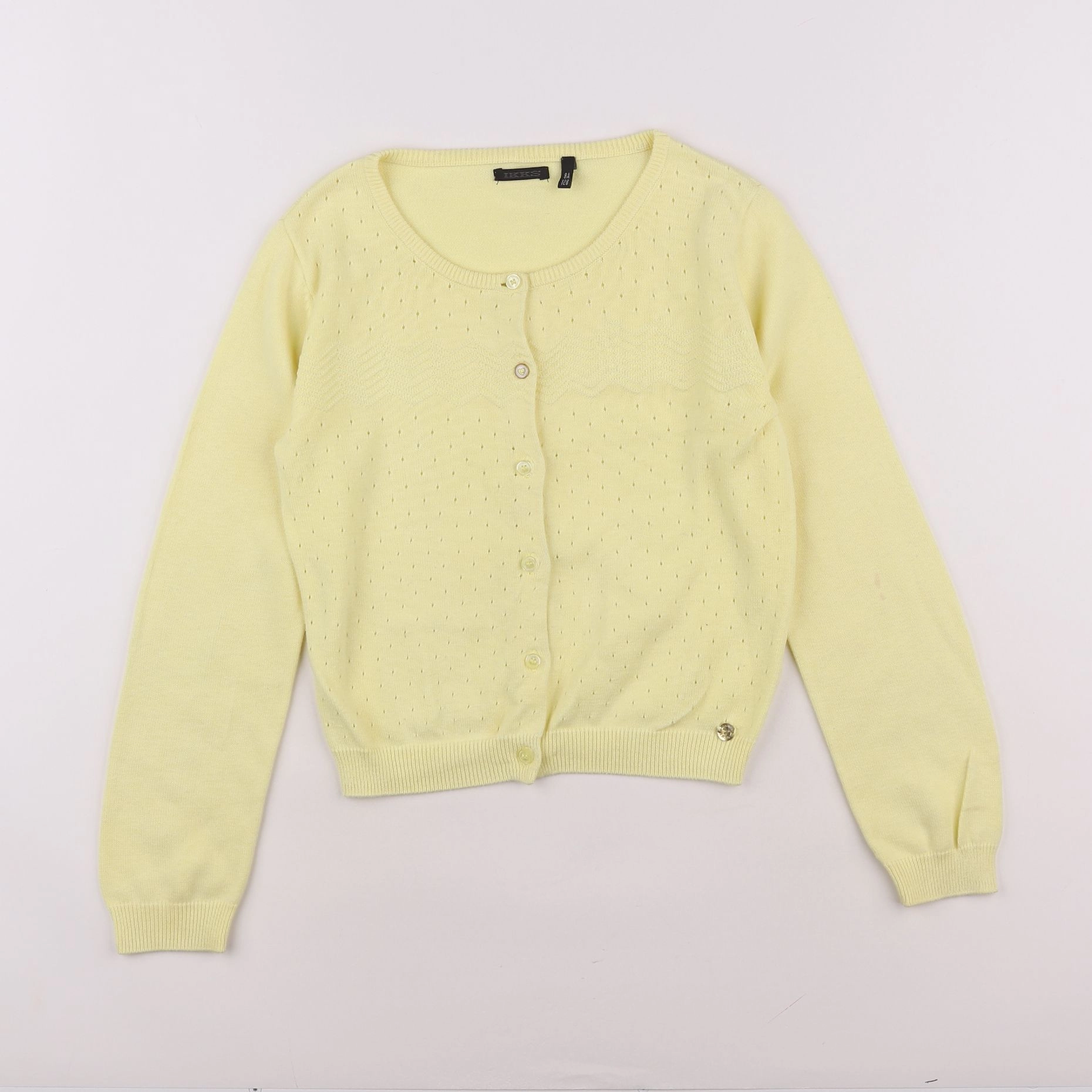 IKKS - gilet jaune - 8 ans