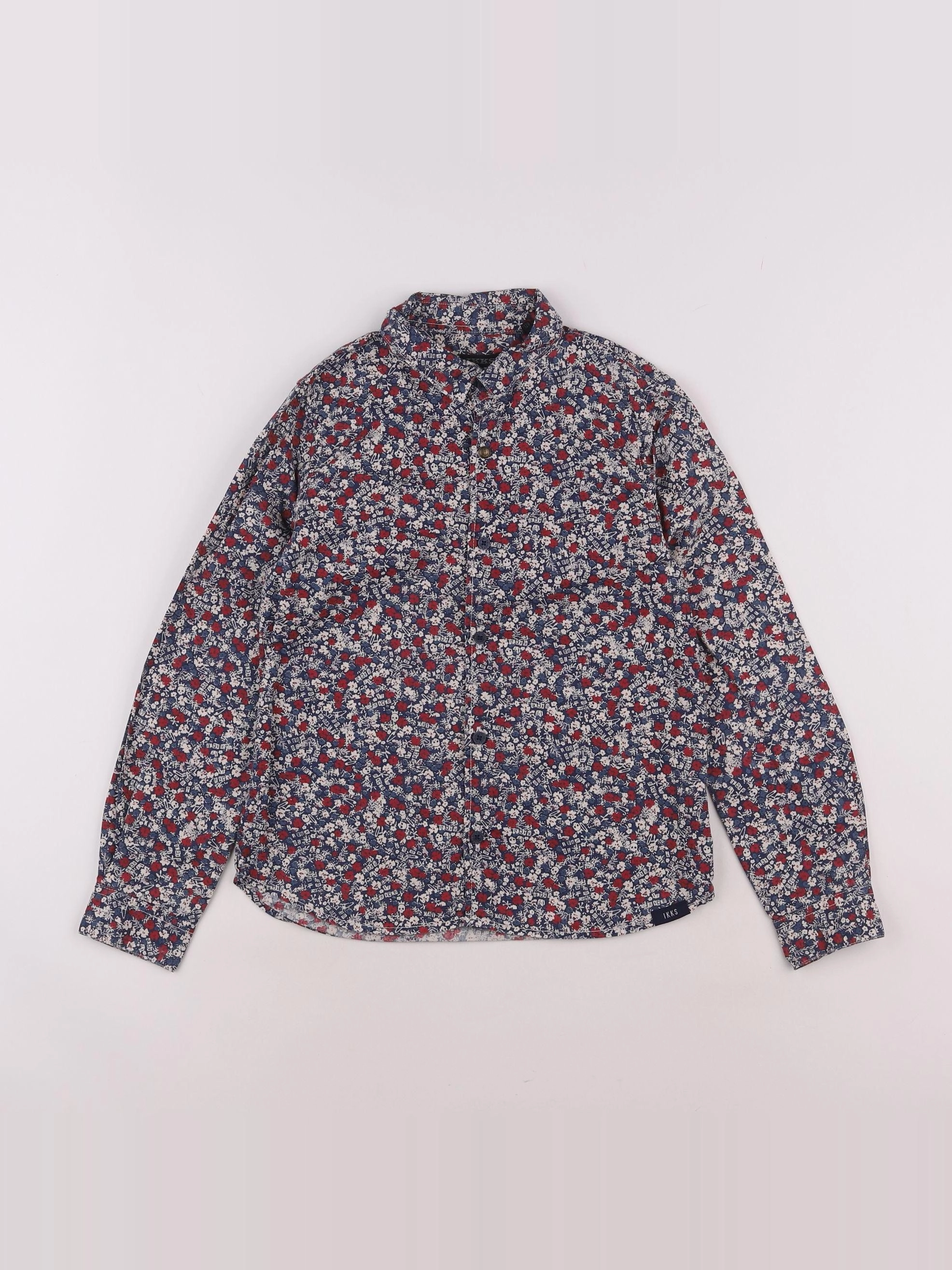 IKKS - chemise rouge - 8 ans