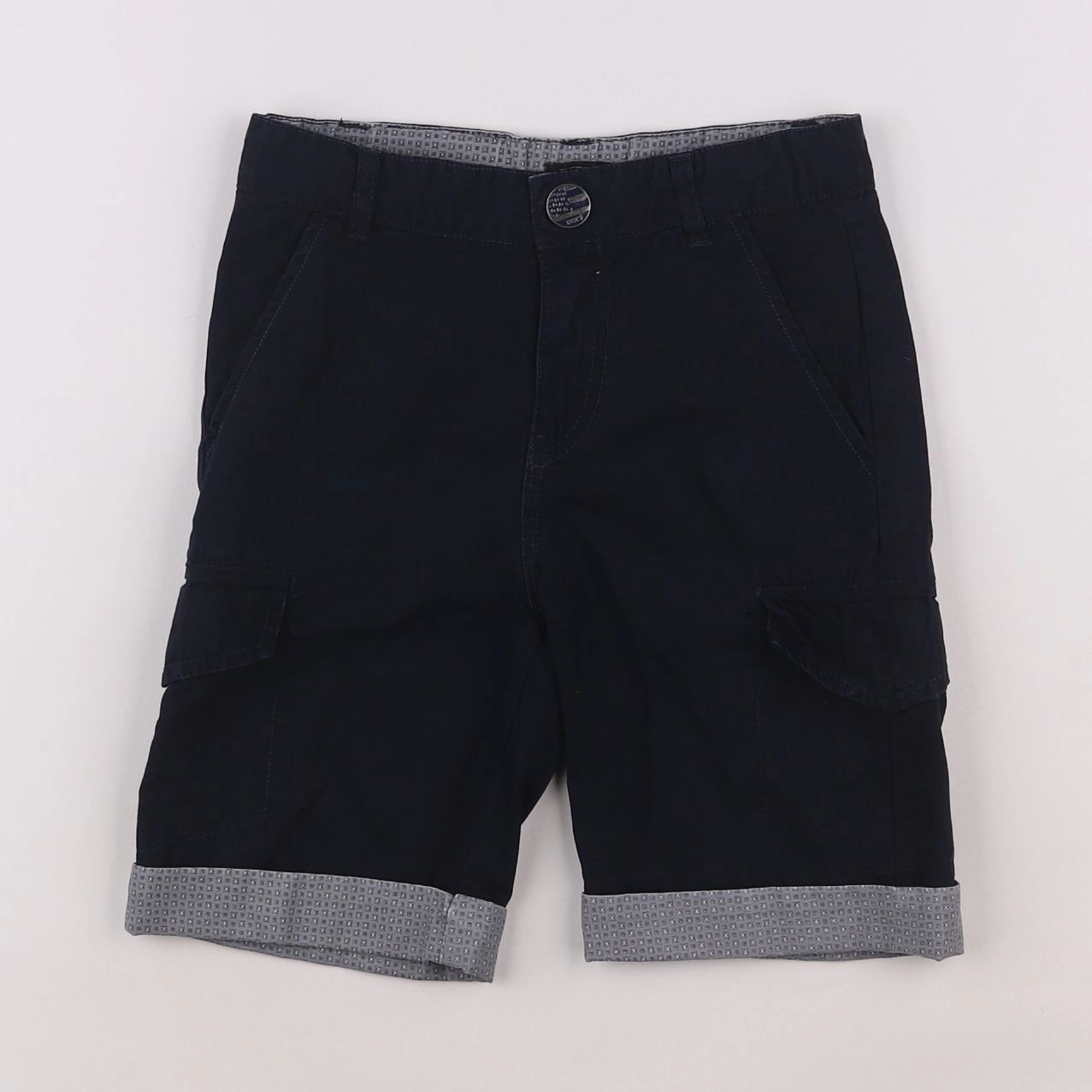 IKKS - short bleu - 7 ans