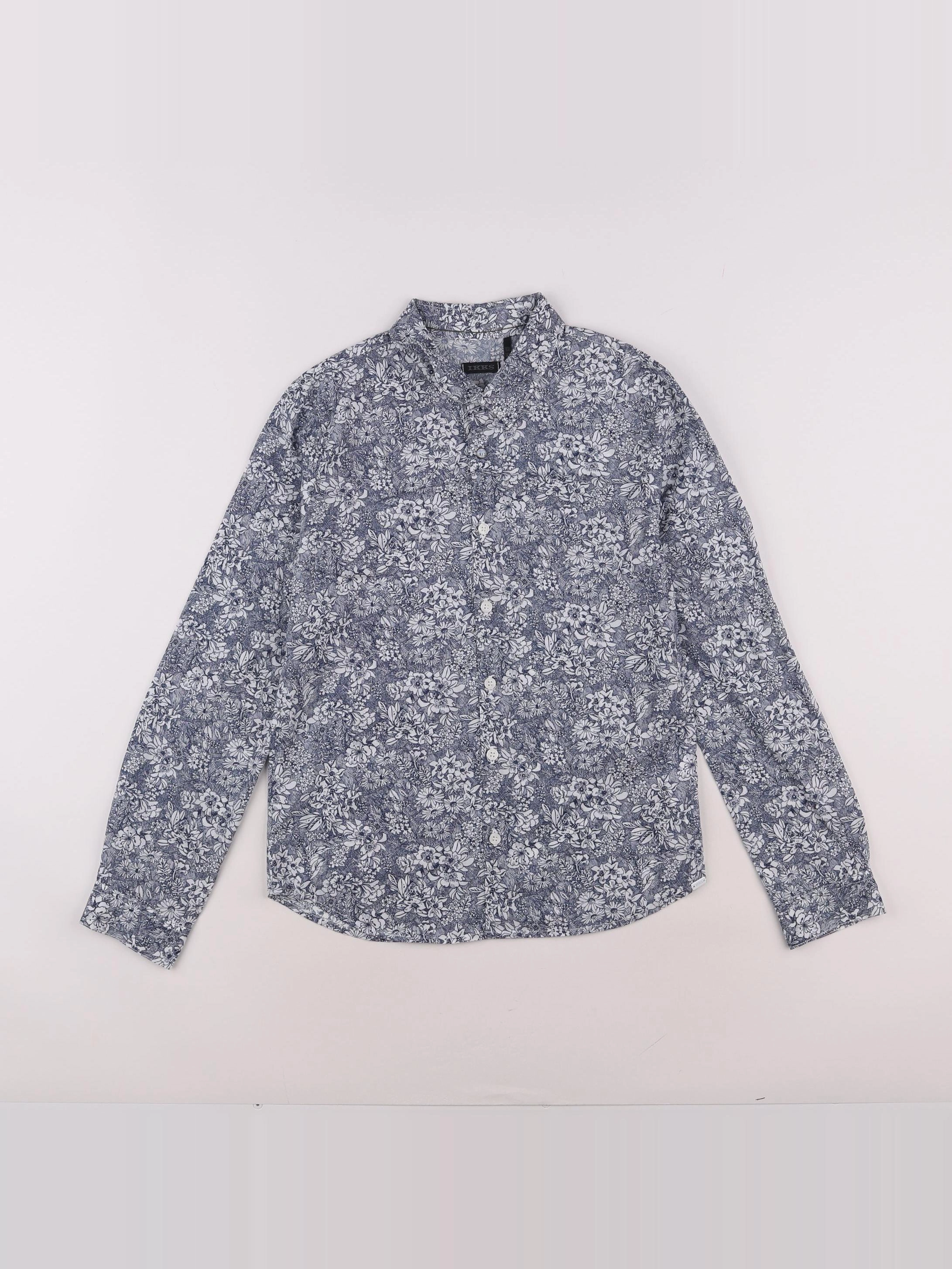 IKKS - chemise bleu - 10 ans