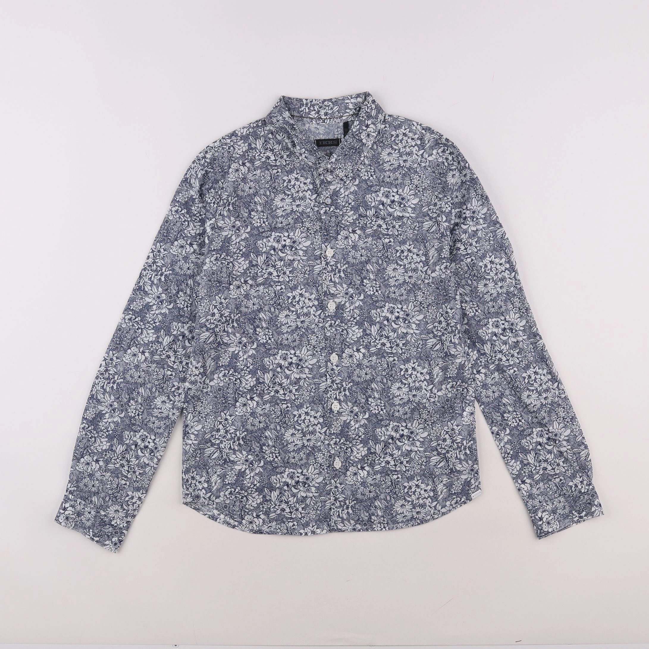 IKKS - chemise bleu - 10 ans
