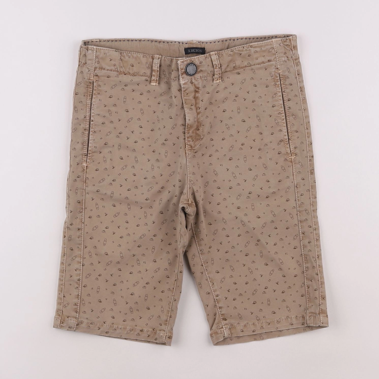 IKKS - short marron - 10 ans