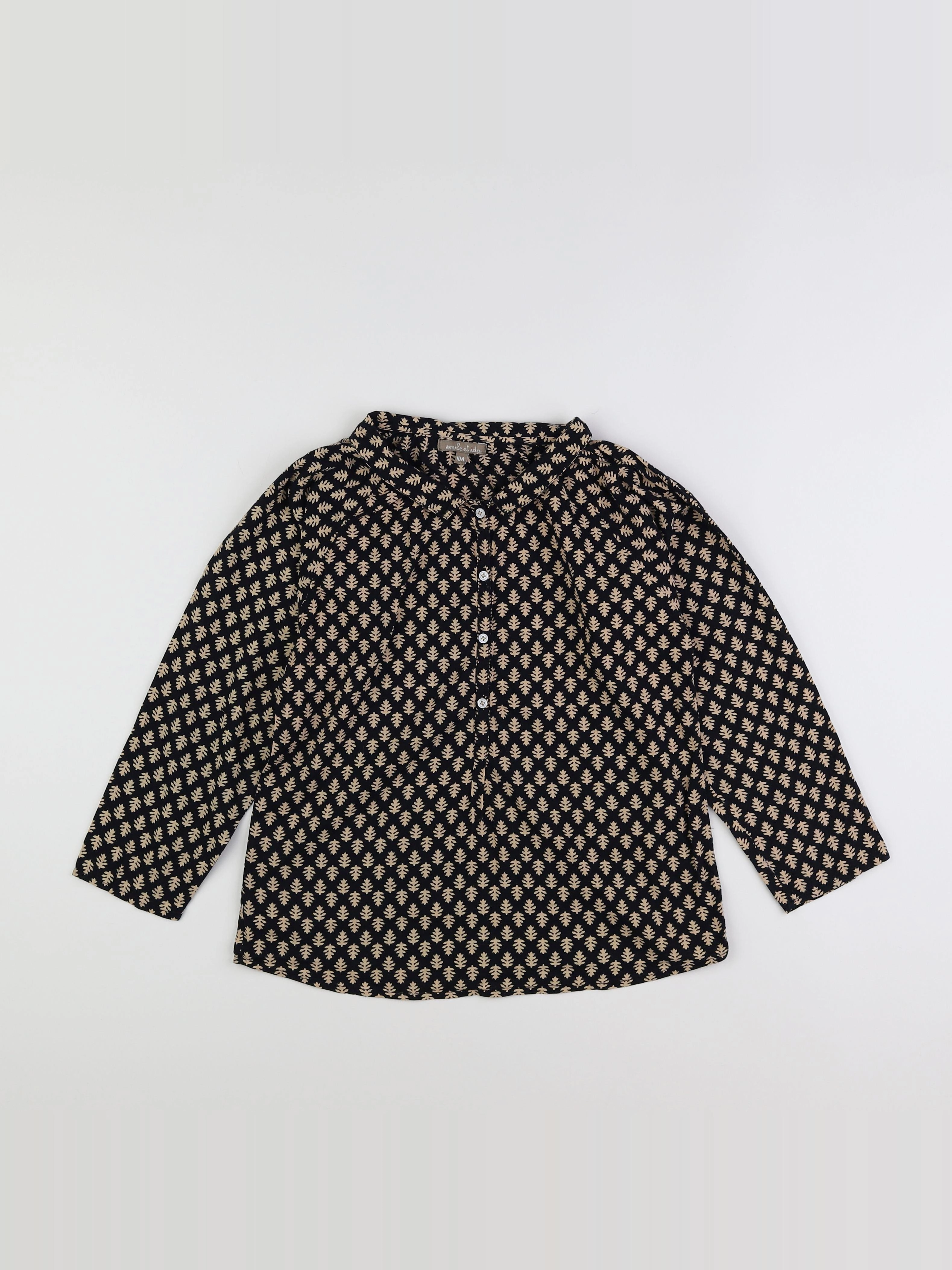 Emile et Ida - blouse noir - 10 ans