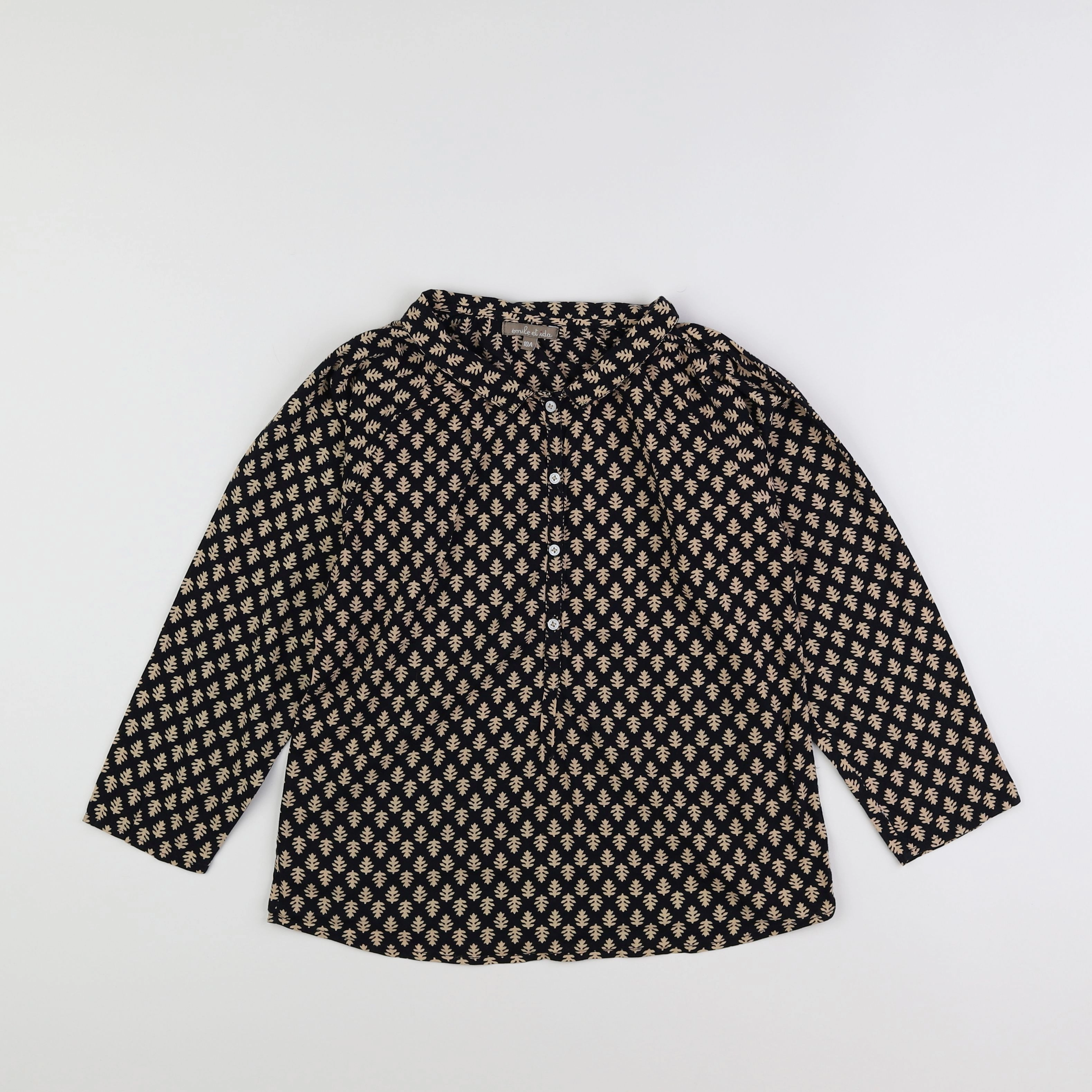 Emile et Ida - blouse noir - 10 ans