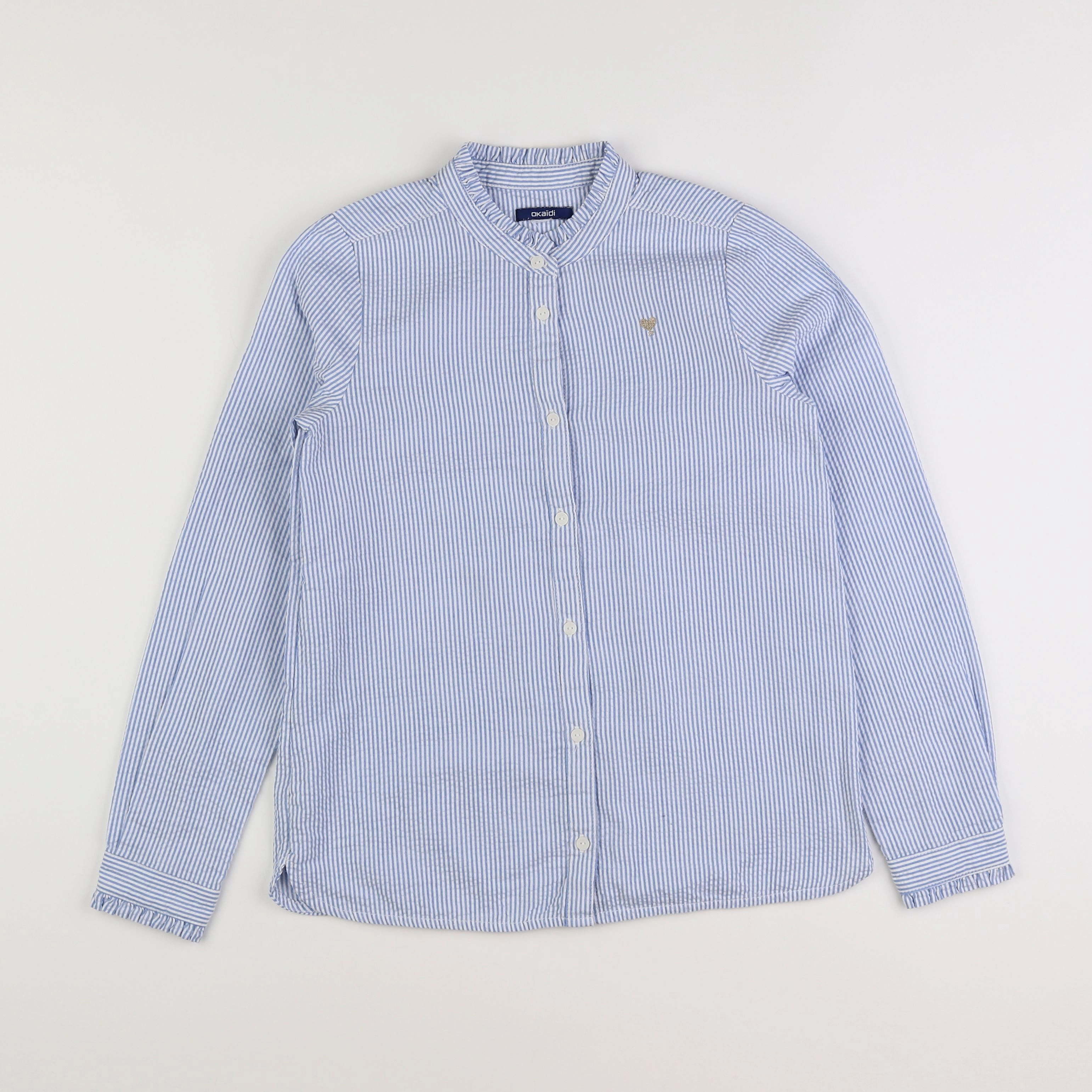 Okaidi - blouse bleu - 10 ans