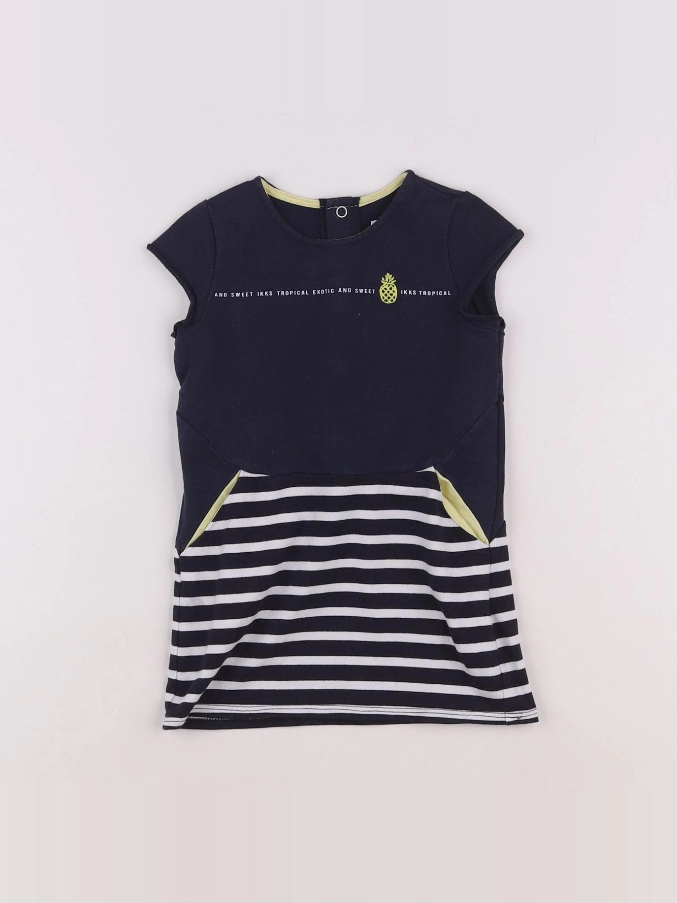 IKKS - robe bleu - 18 mois