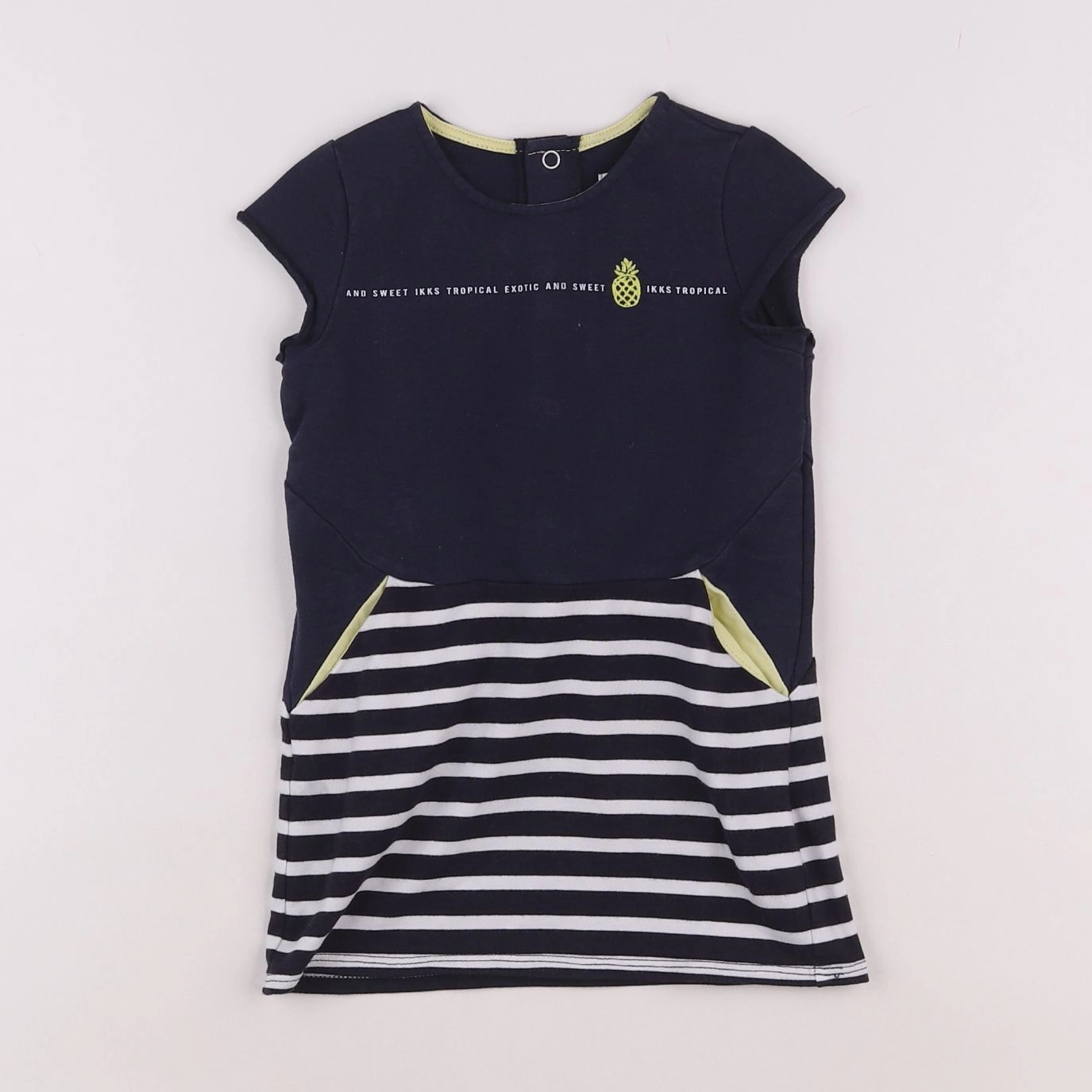 IKKS - robe bleu - 18 mois