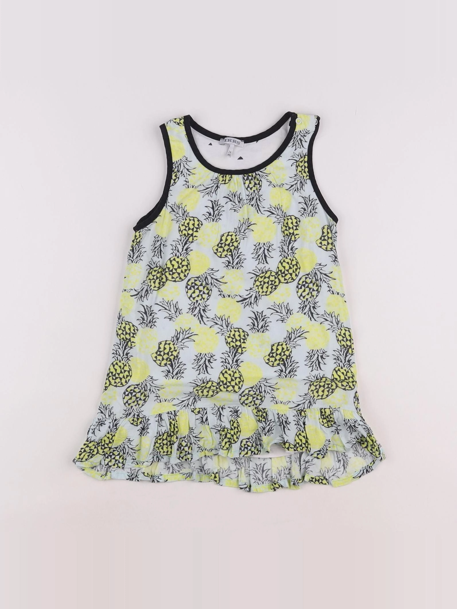 IKKS - robe jaune - 2 ans