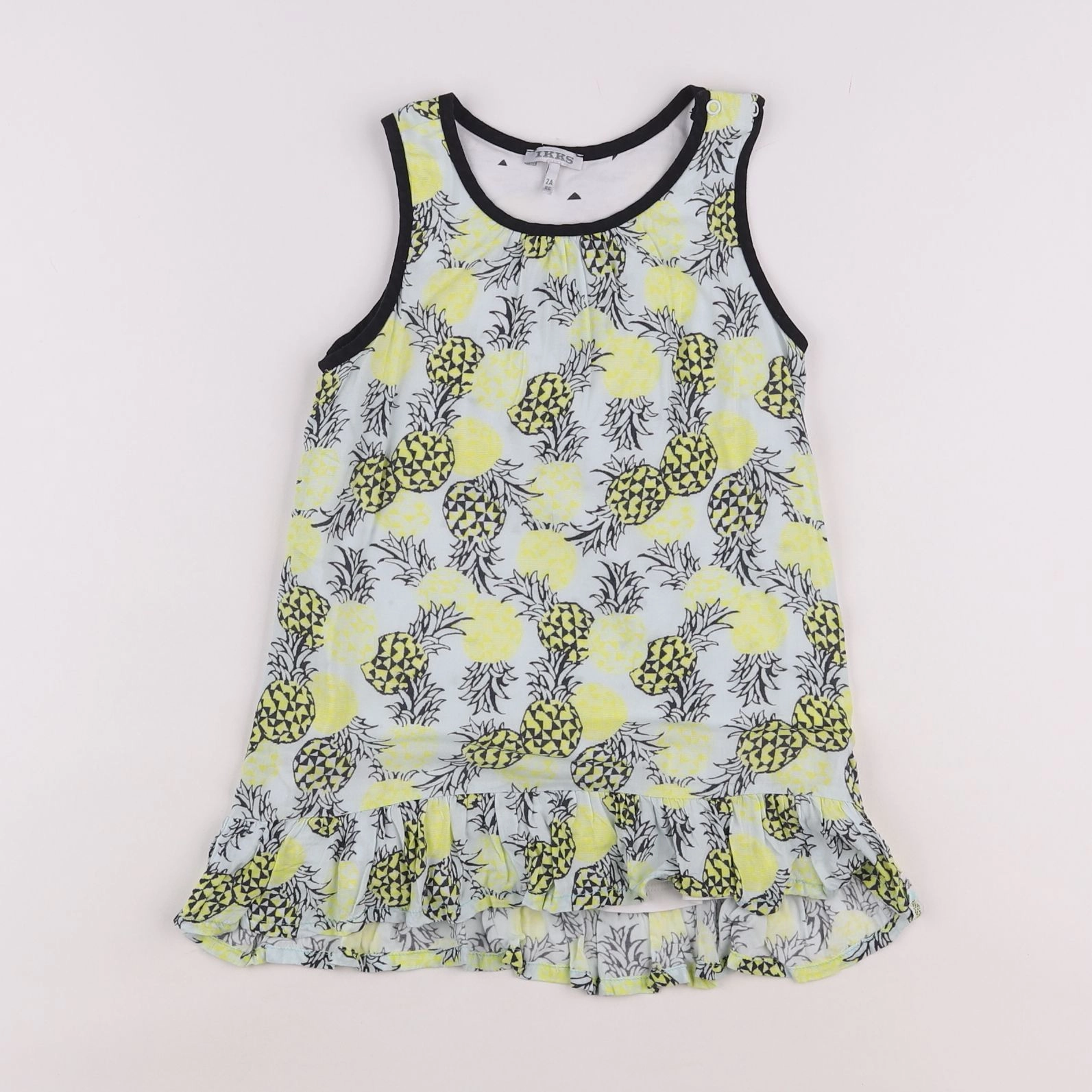 IKKS - robe jaune - 2 ans