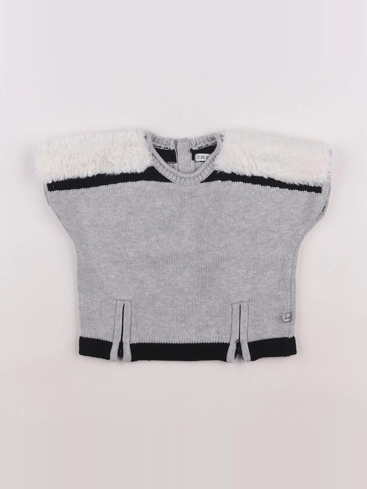 IKKS - pull gris - 6 mois