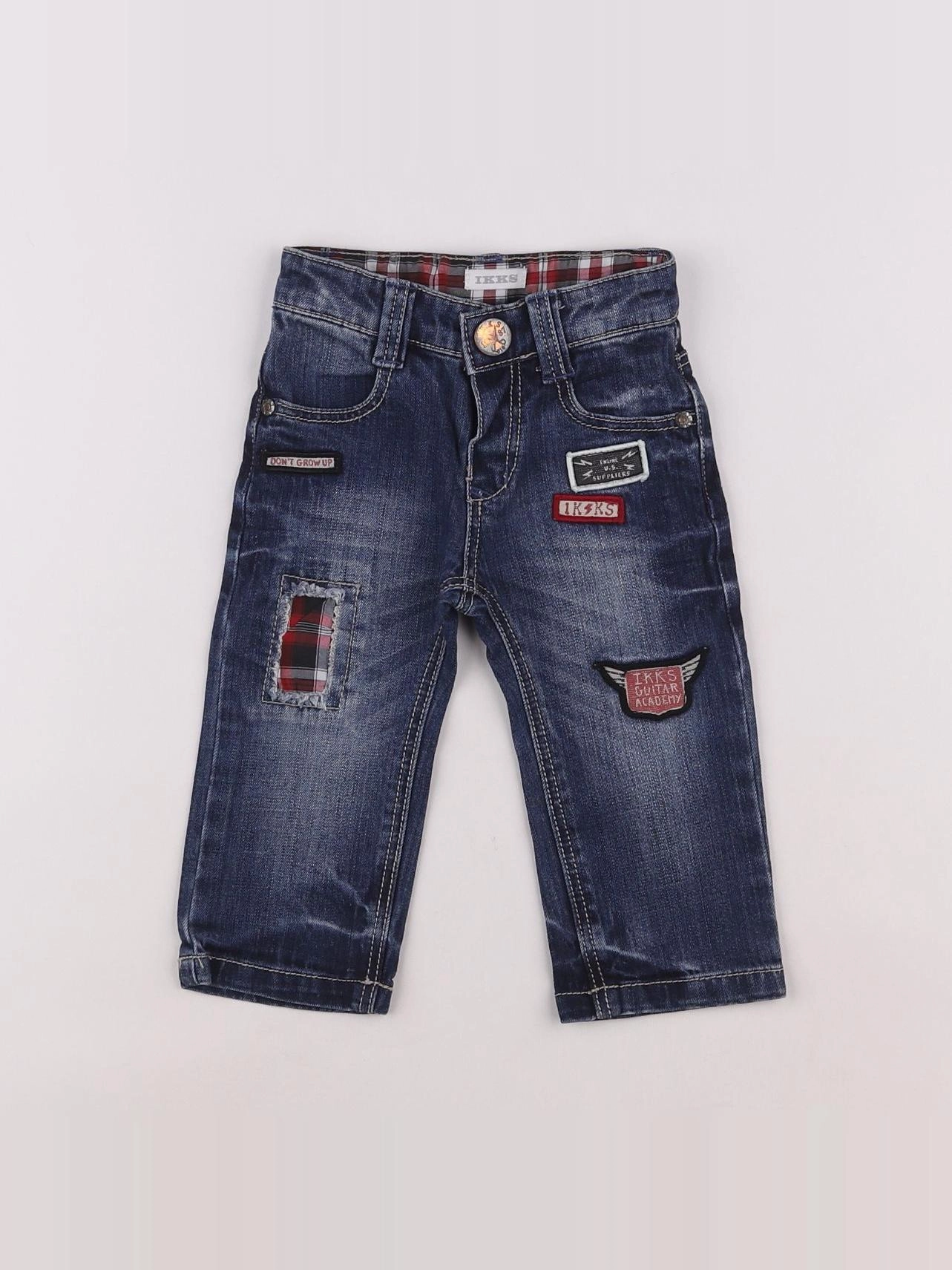 IKKS - pantalon bleu - 6 mois