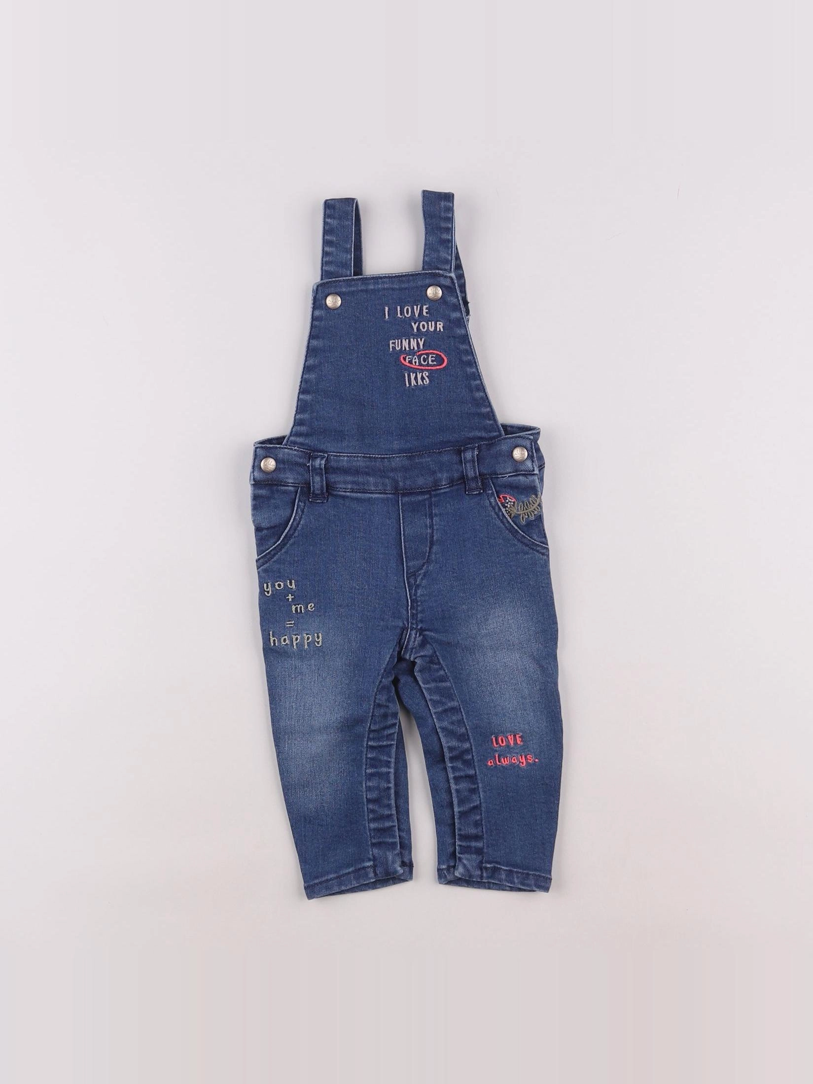 IKKS - salopette bleu - 6 mois
