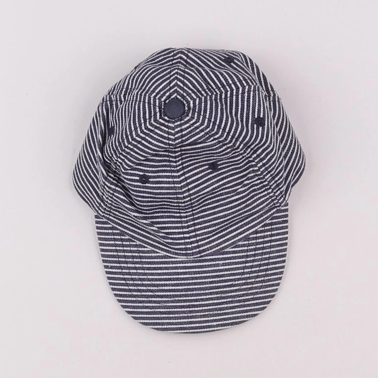 Monoprix - casquette bleu - 12/18 mois