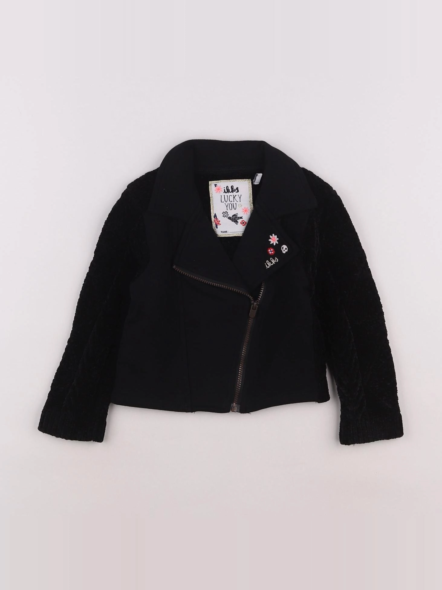 IKKS - sweat noir - 2 ans